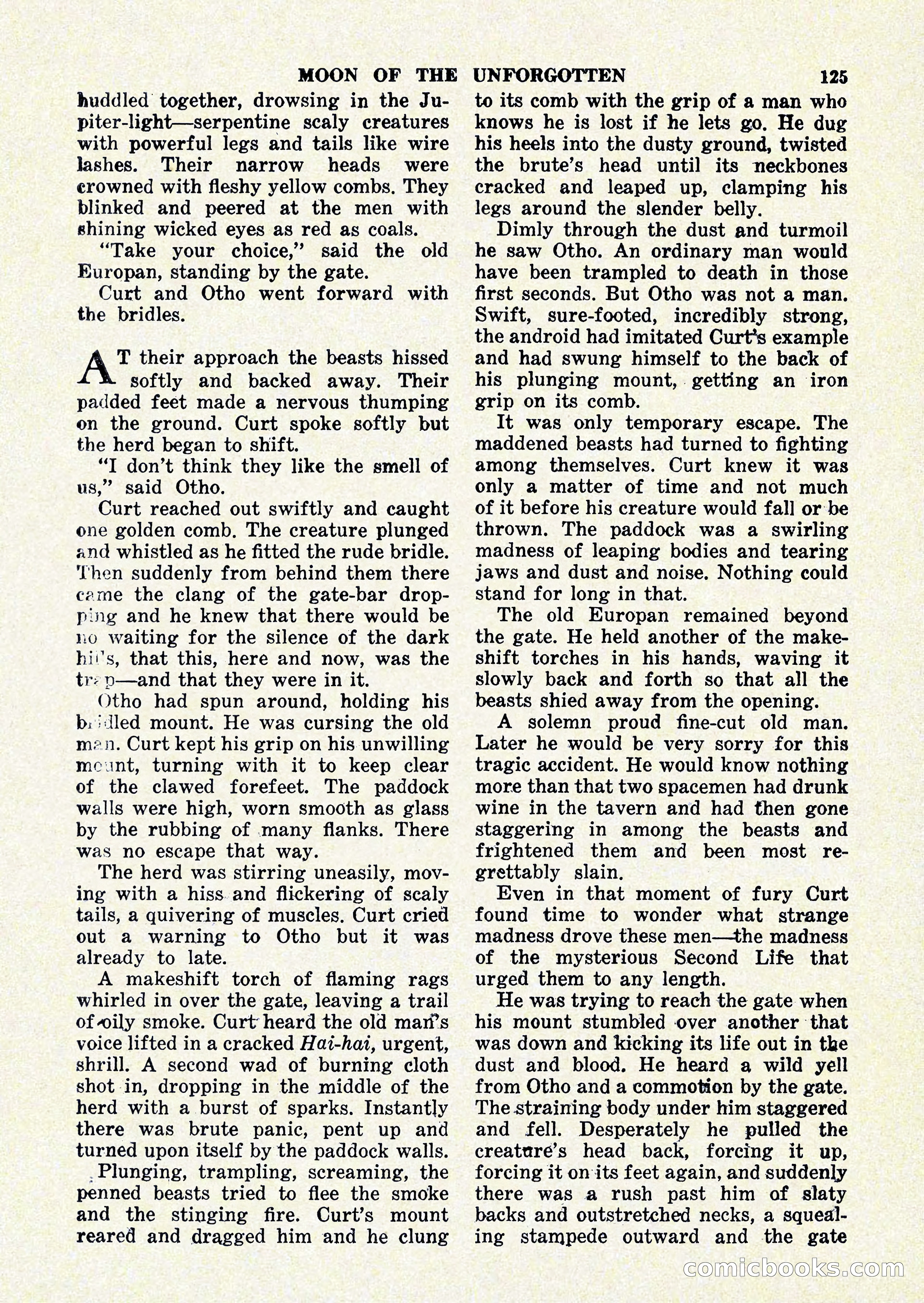Startling Stories, January 1951 — page 125 of 164