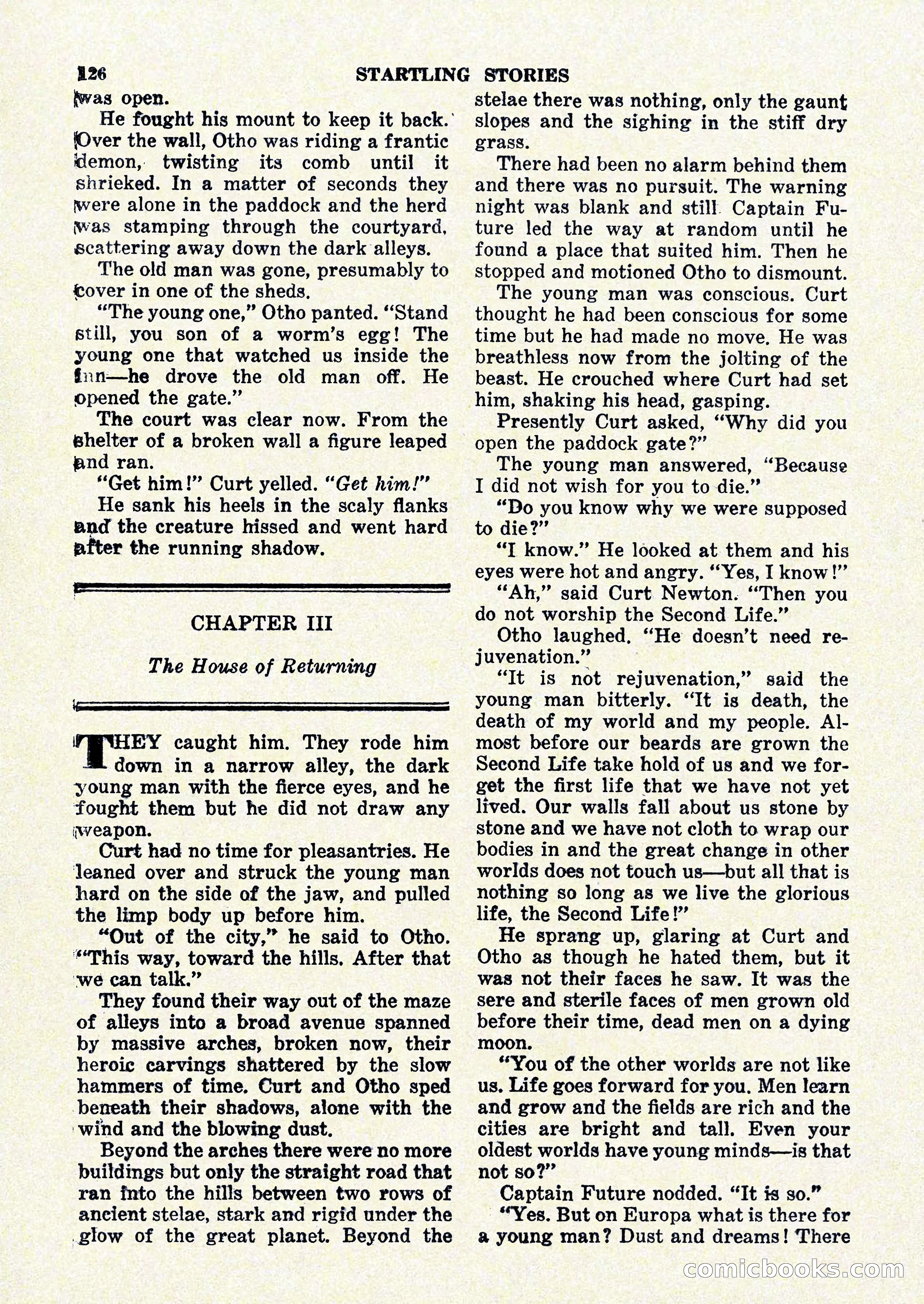 Startling Stories, January 1951 — page 126 of 164