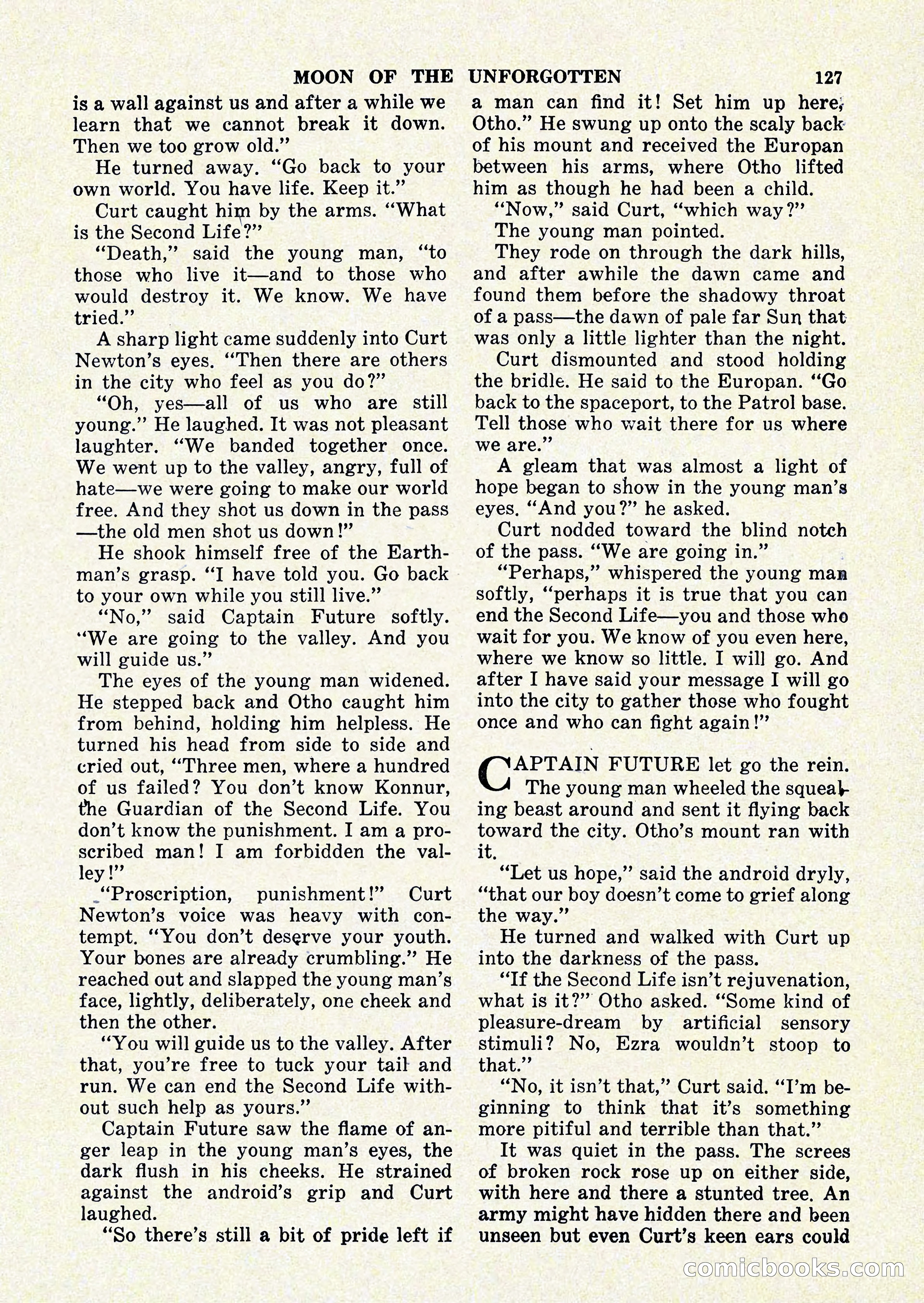 Startling Stories, January 1951 — page 127 of 164