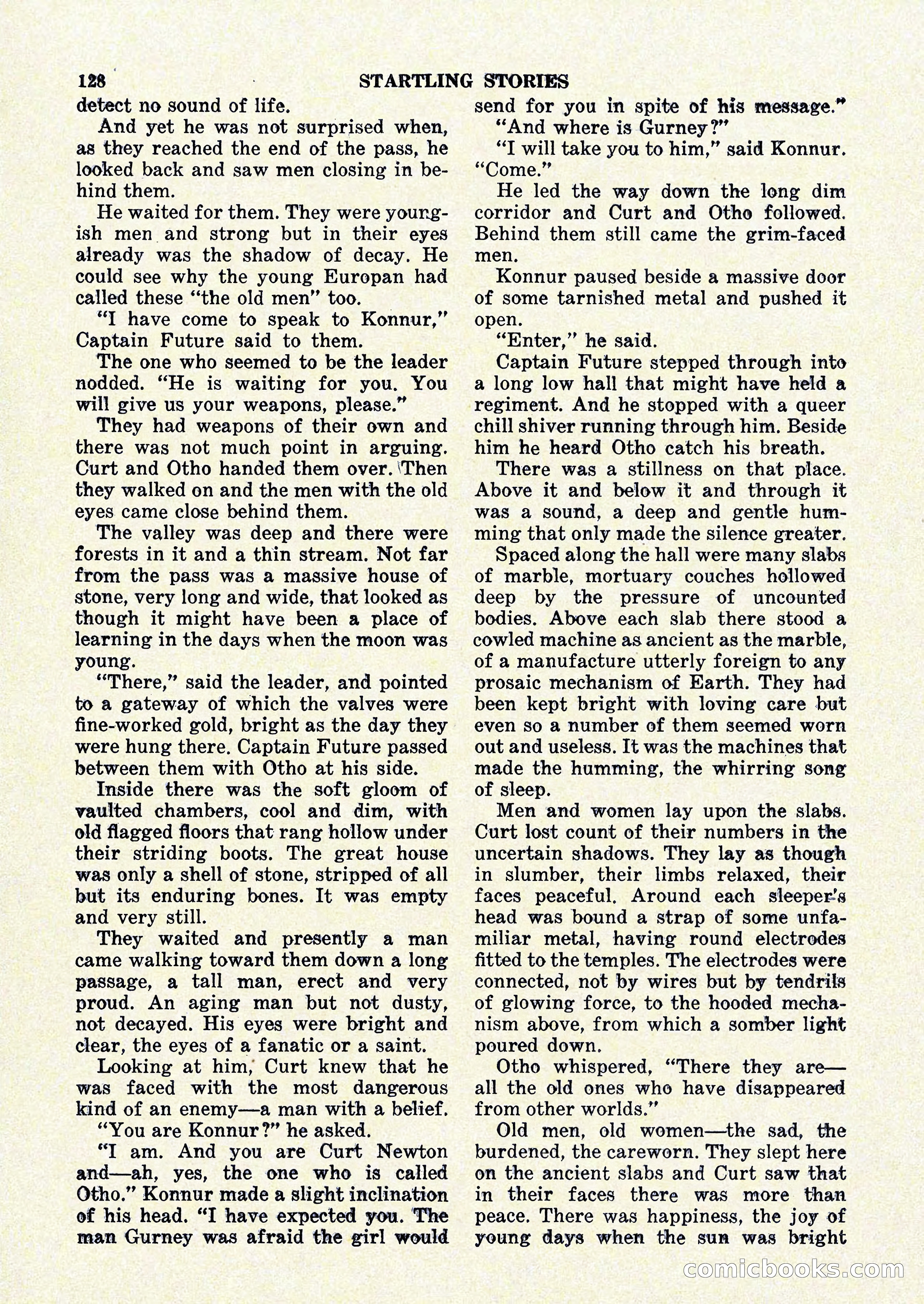 Startling Stories, January 1951 — page 128 of 164
