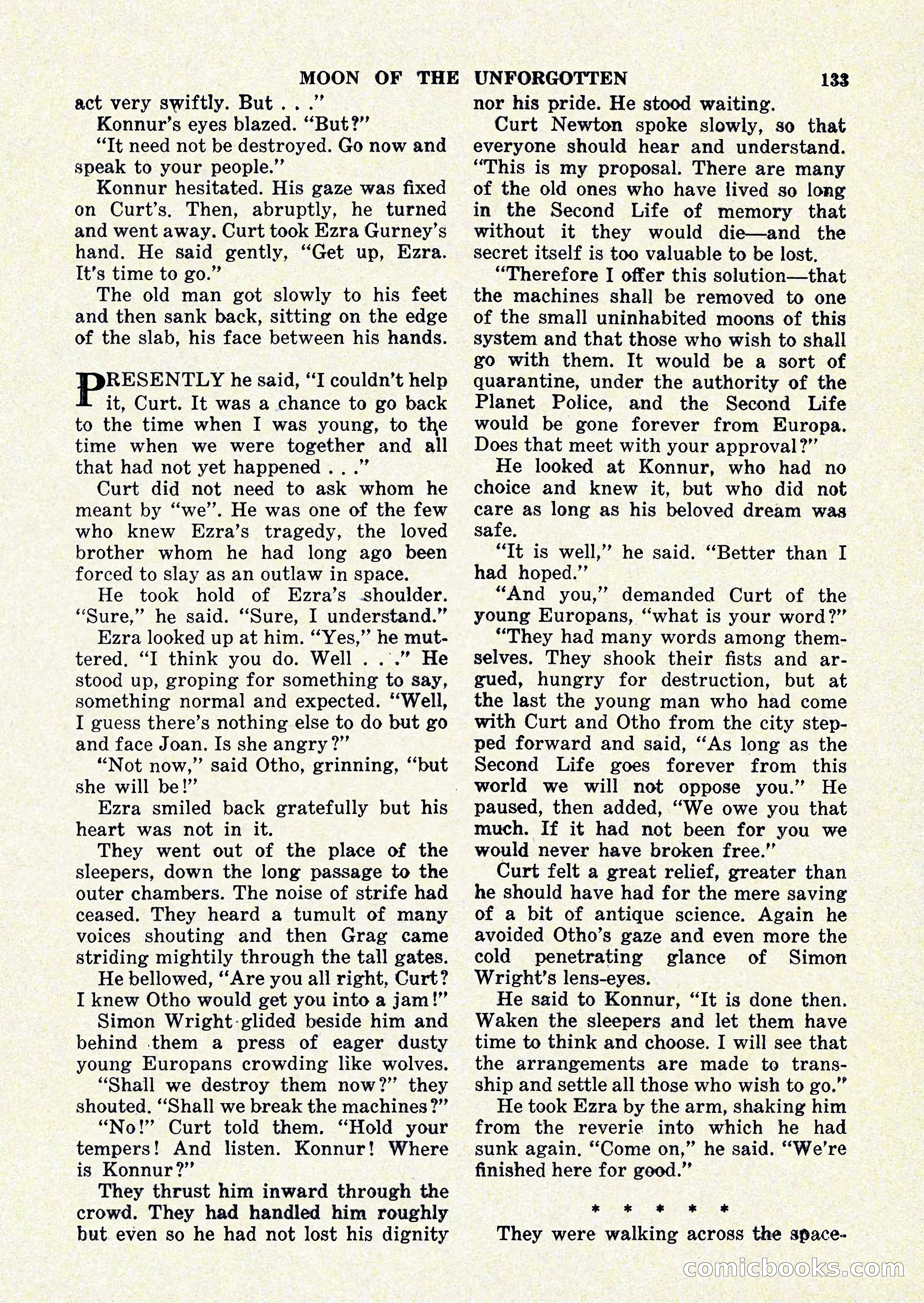 Startling Stories, January 1951 — page 133 of 164