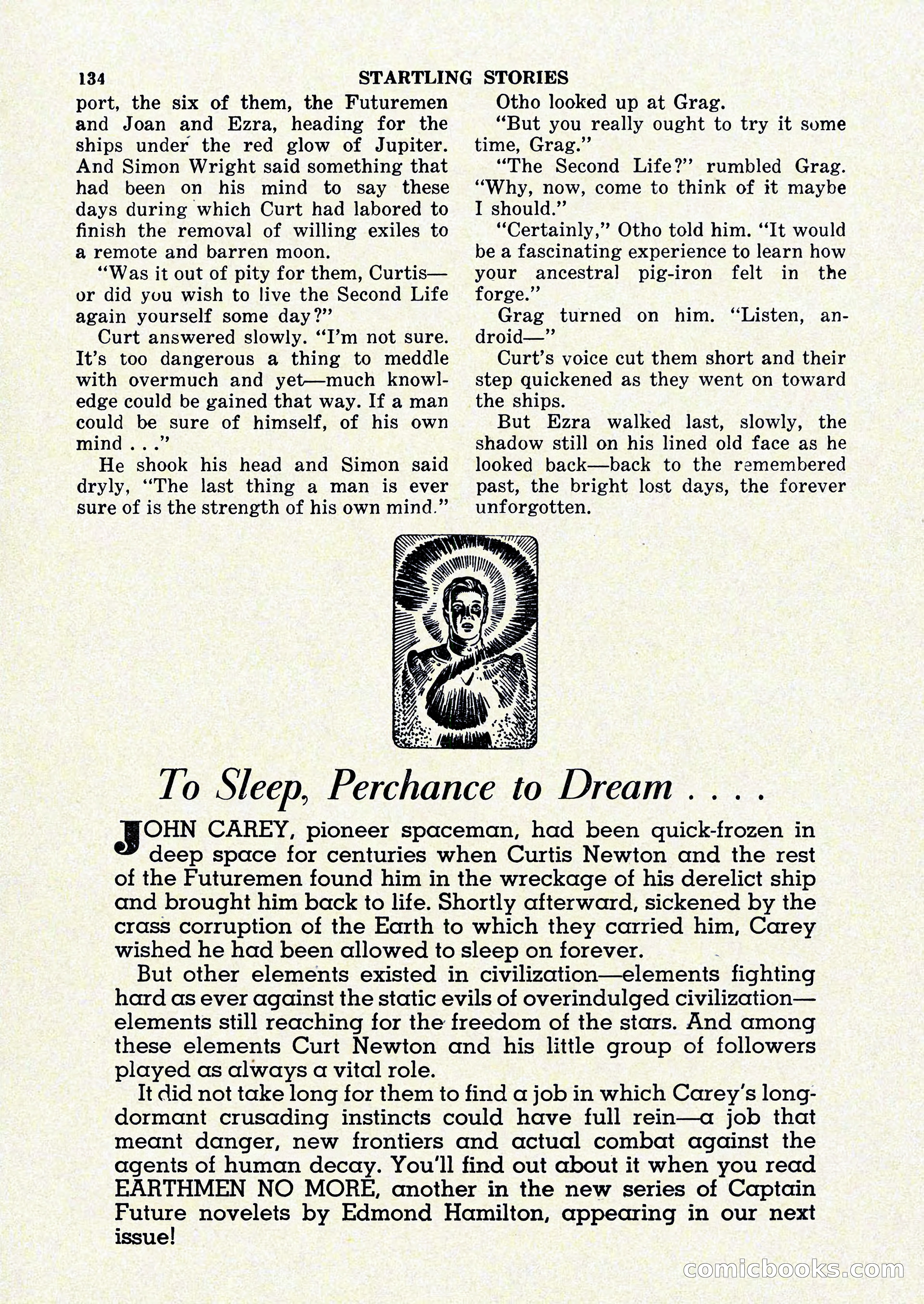 Startling Stories, January 1951 — page 134 of 164