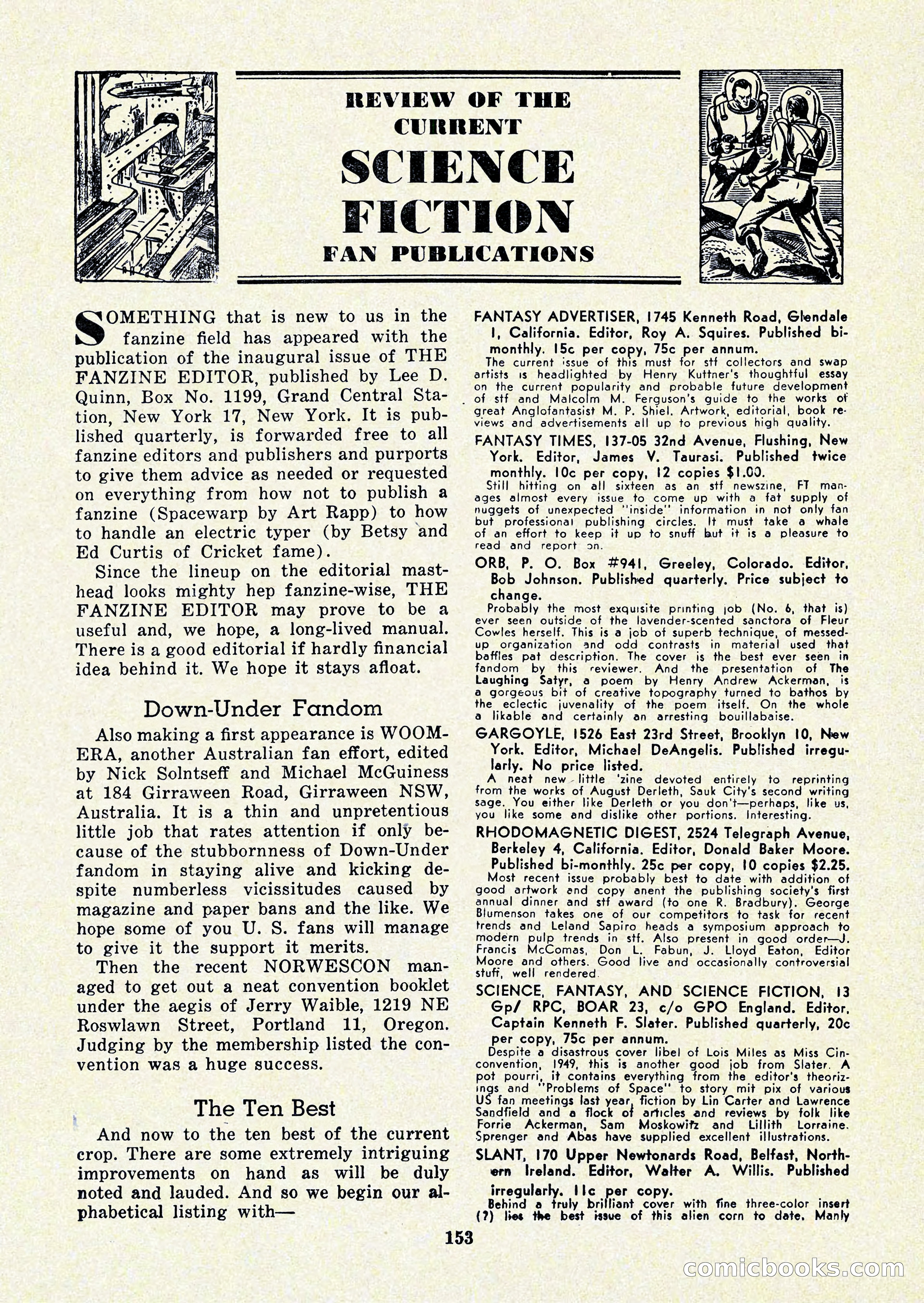 Startling Stories, January 1951 — page 153 of 164