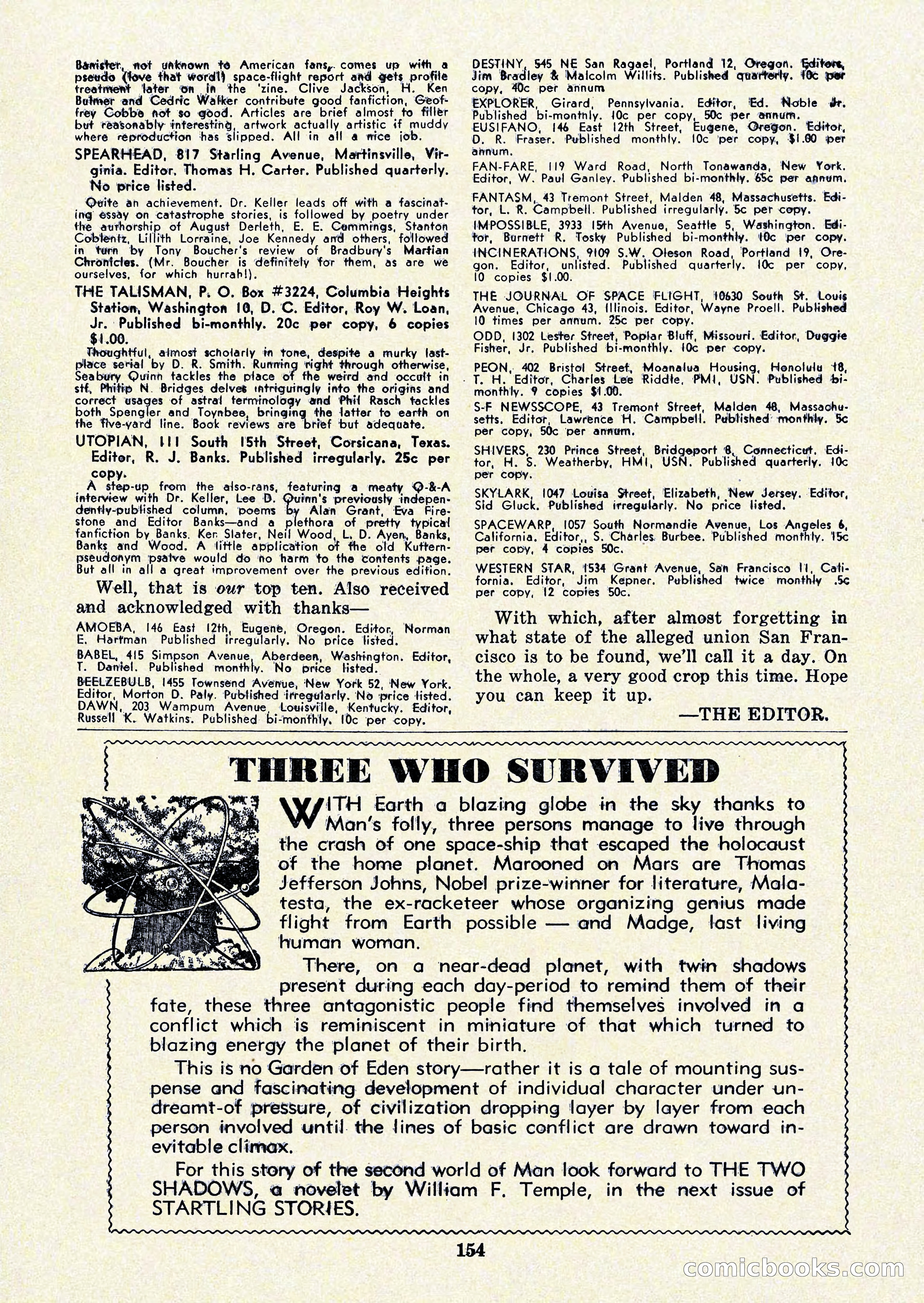 Startling Stories, January 1951 — page 154 of 164
