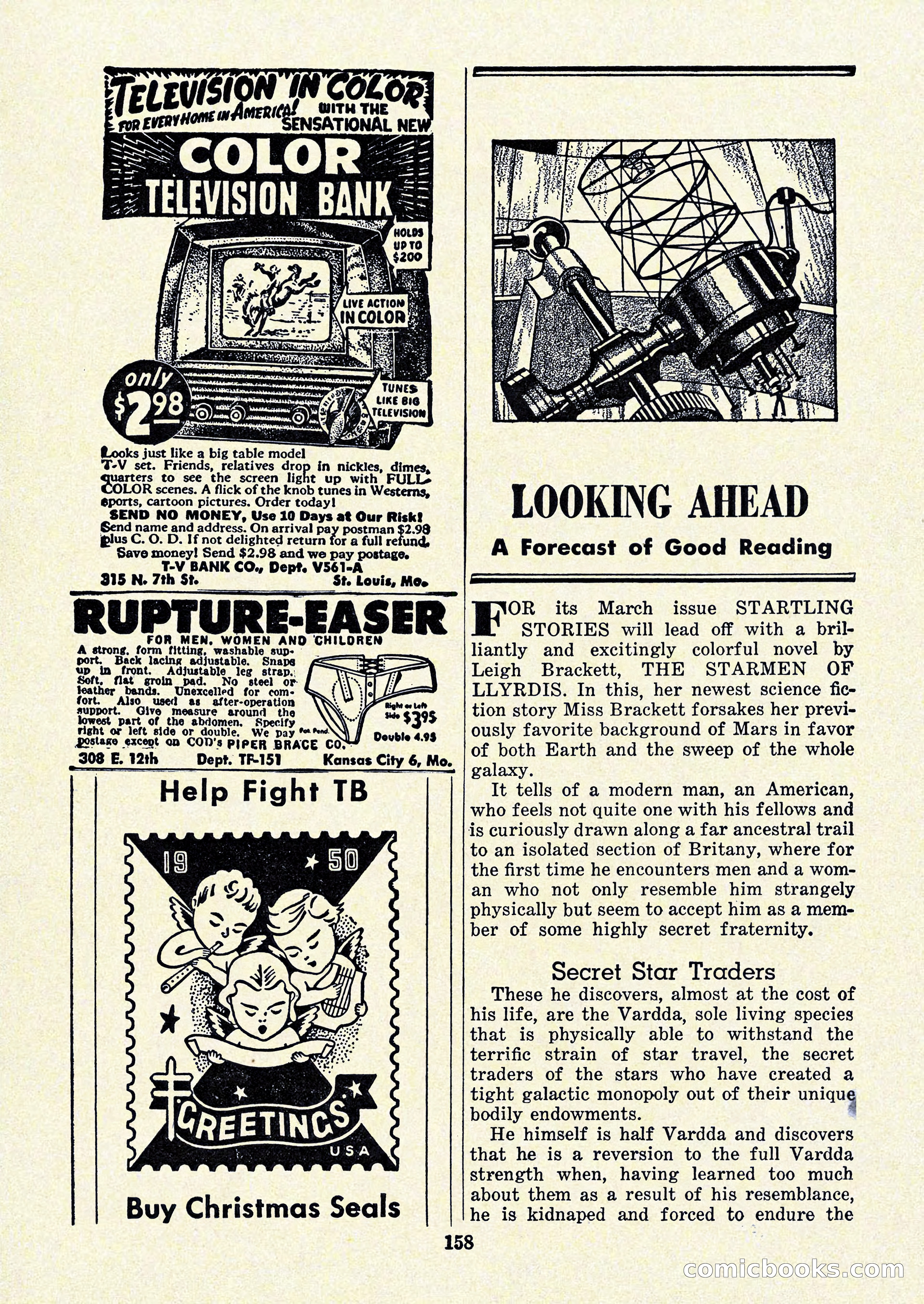 Startling Stories, January 1951 — page 158 of 164