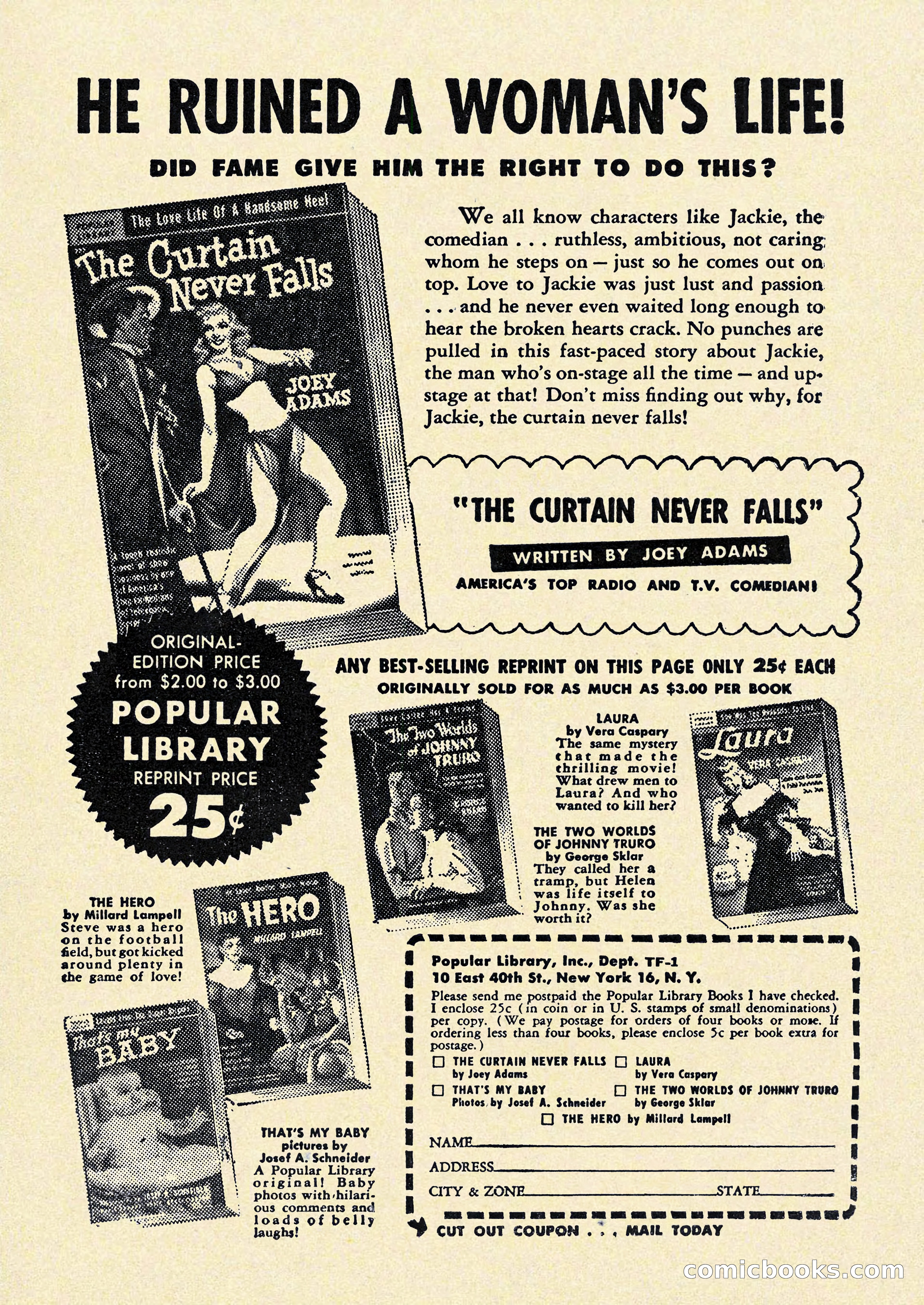 Startling Stories, January 1951 — page 162 of 164
