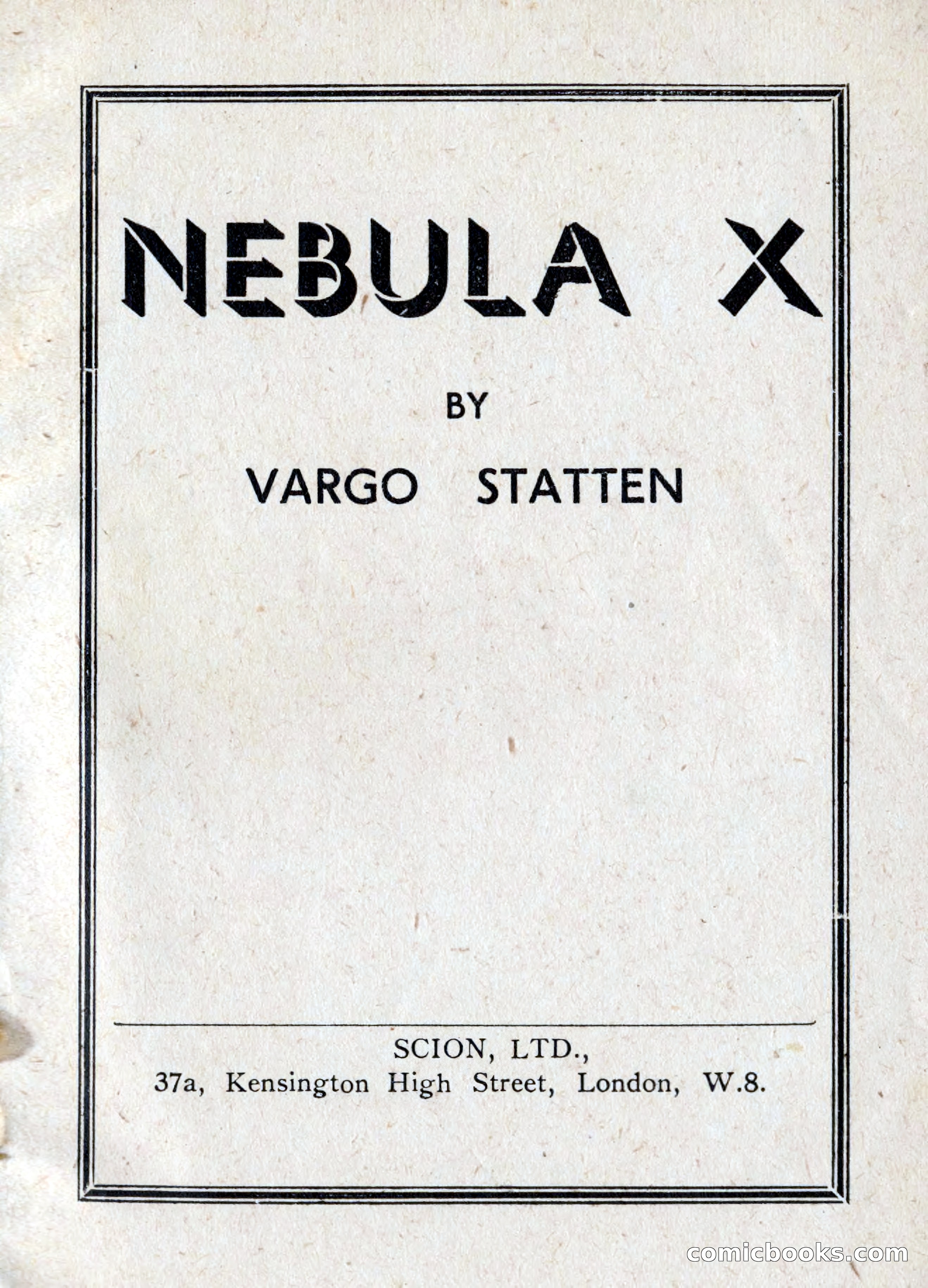Nebula X by Vargo Statten — page 3 of 132