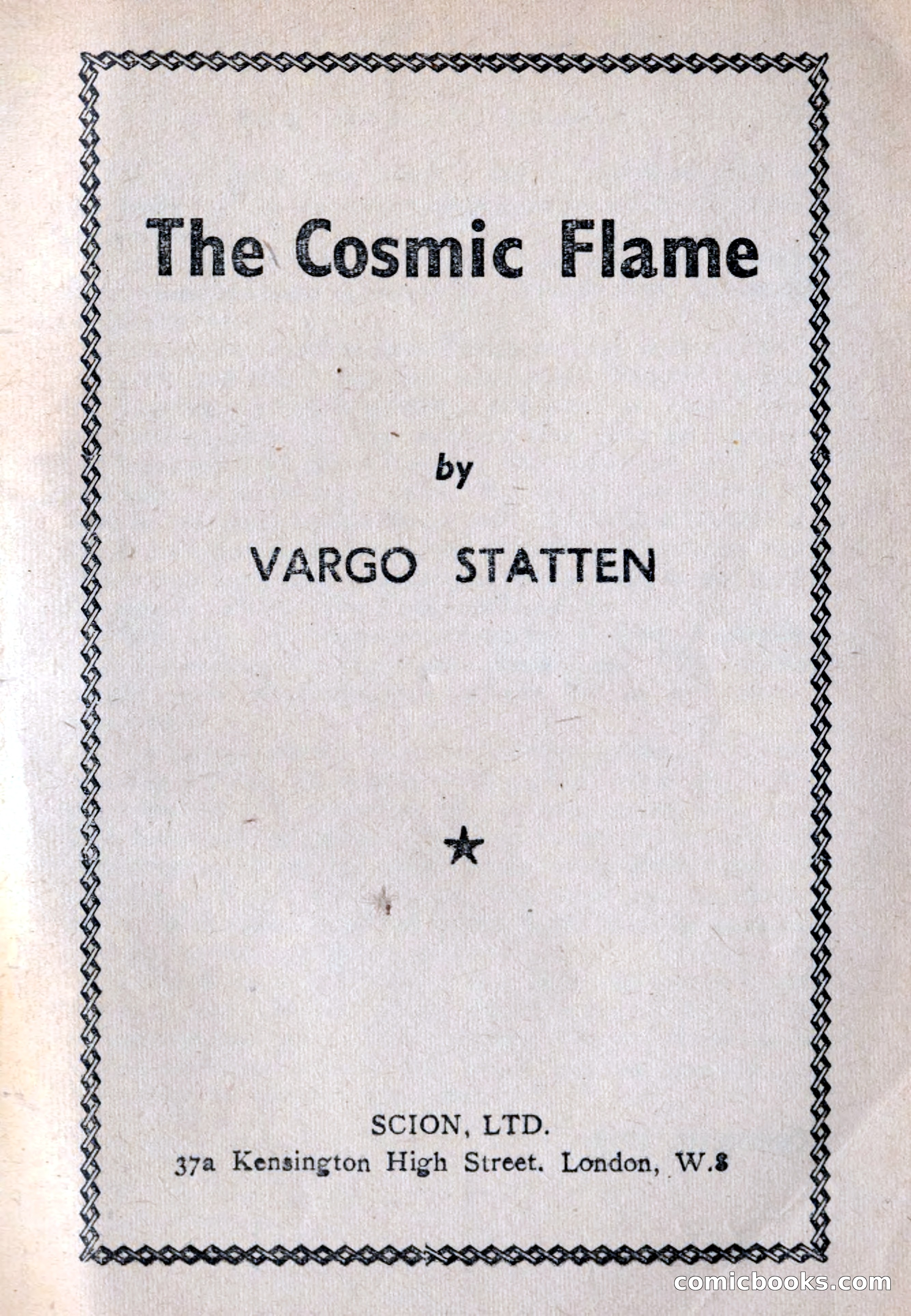 The Cosmic Flame — page 3 of 132