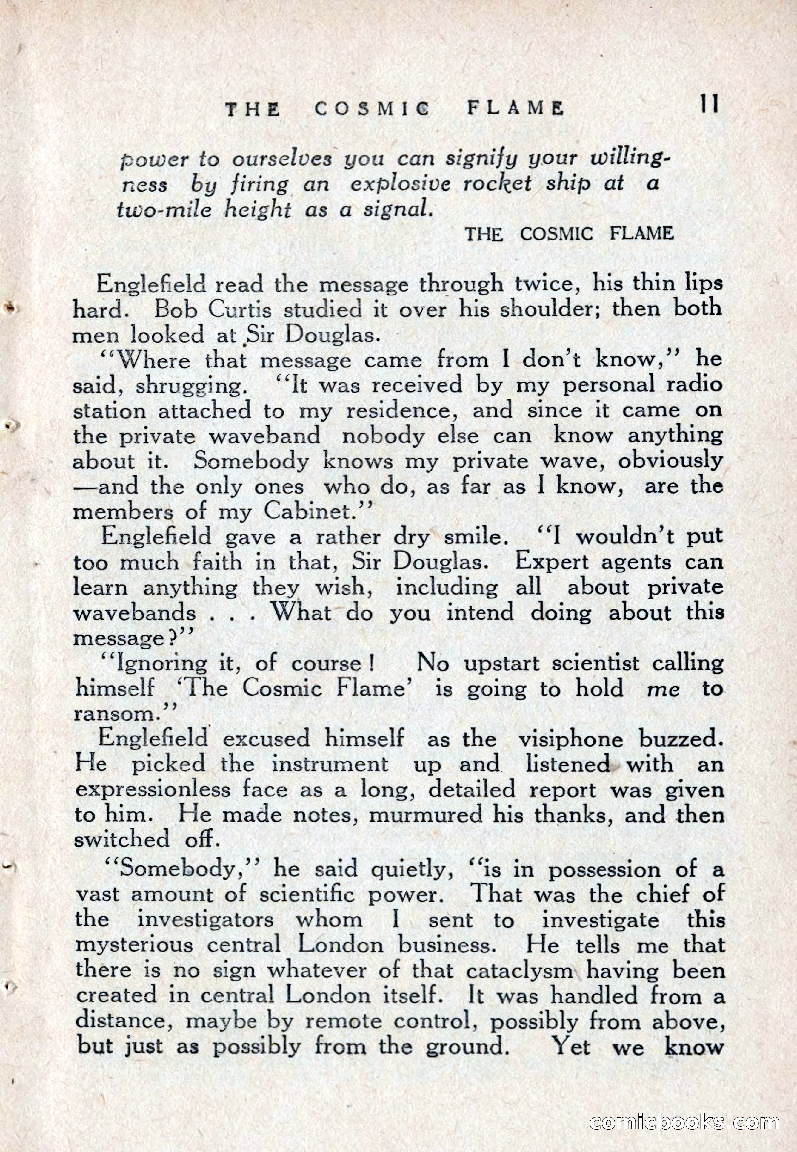 The Cosmic Flame — page 13 of 132