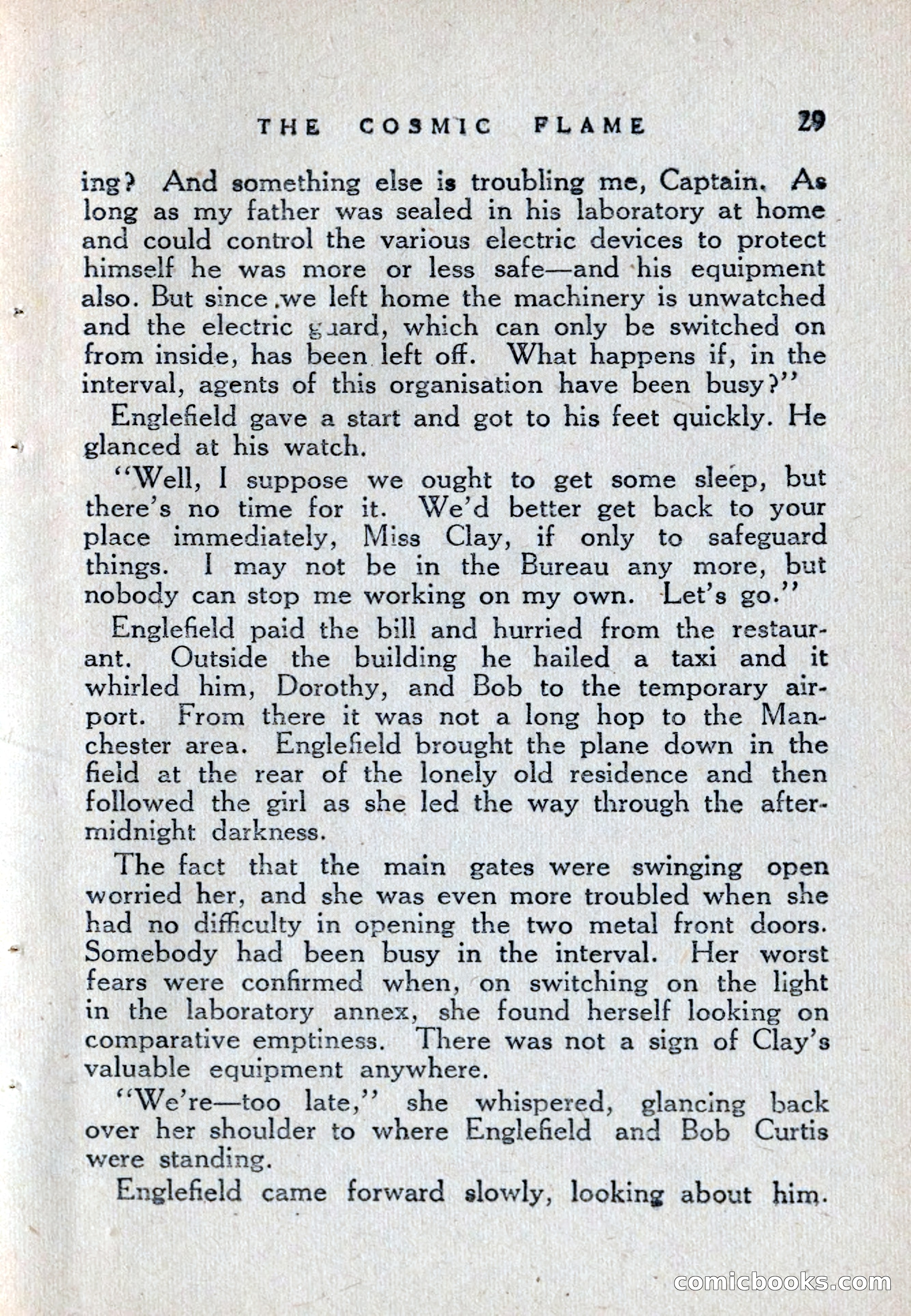 The Cosmic Flame — page 31 of 132