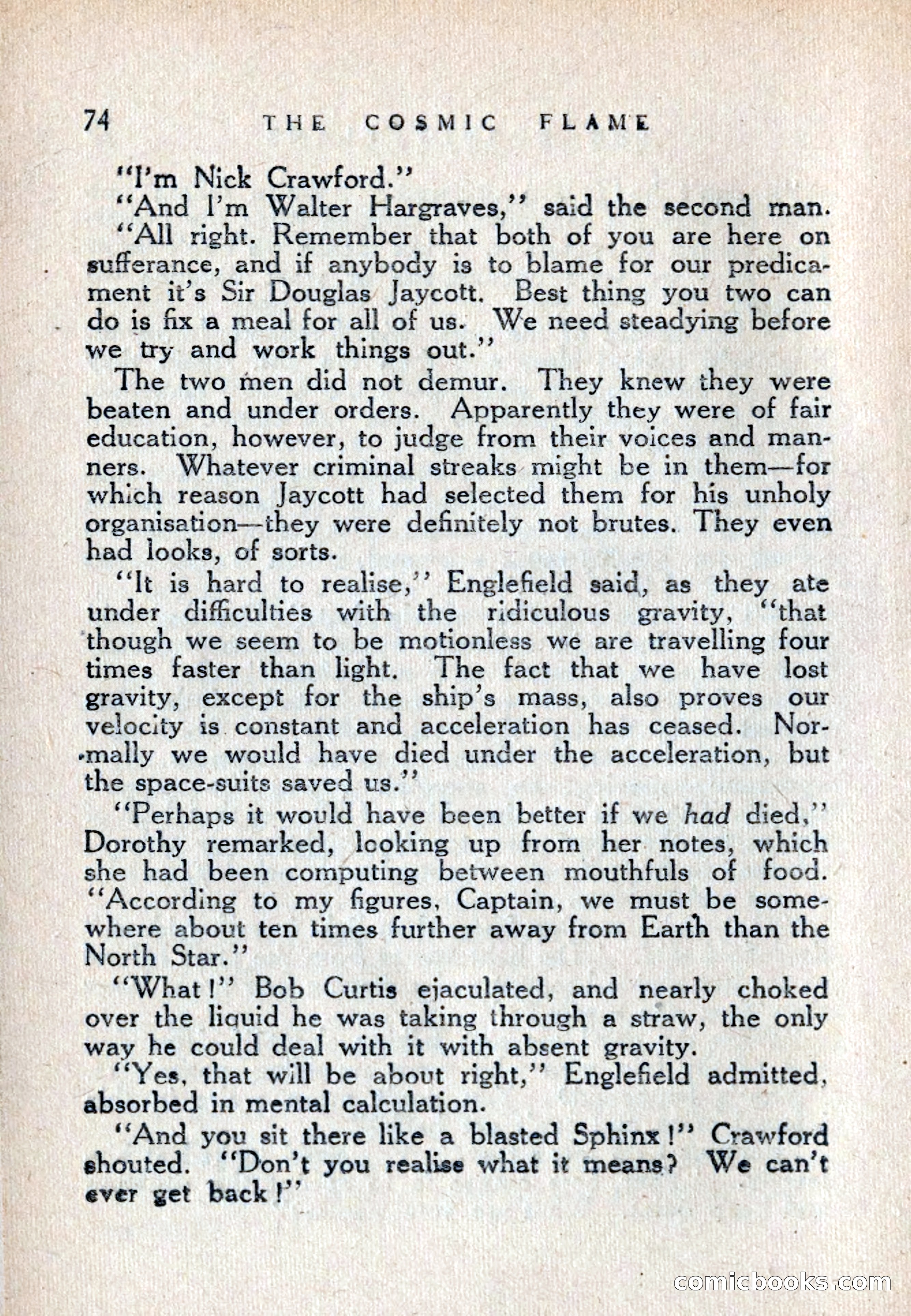 The Cosmic Flame — page 76 of 132