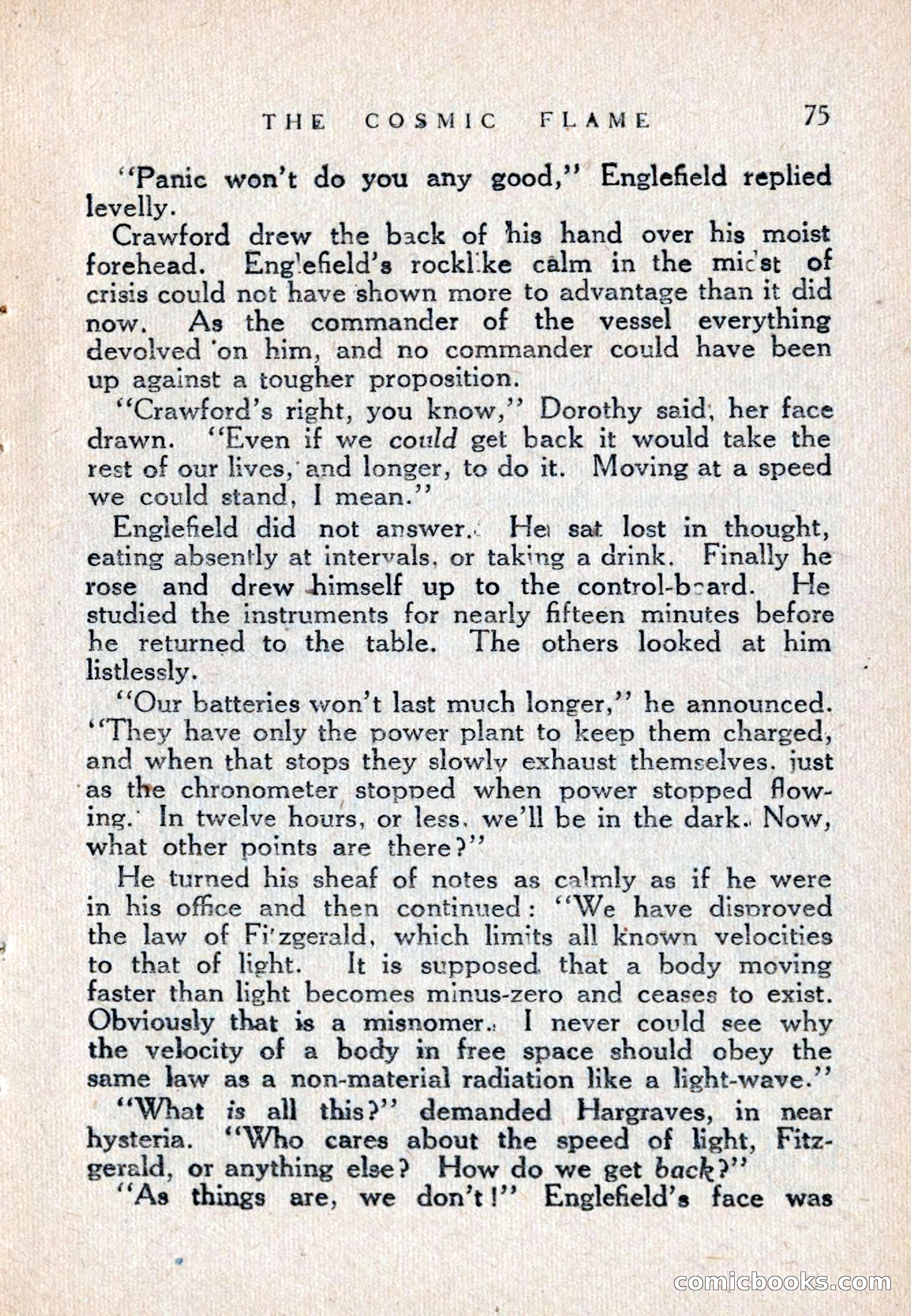 The Cosmic Flame — page 77 of 132