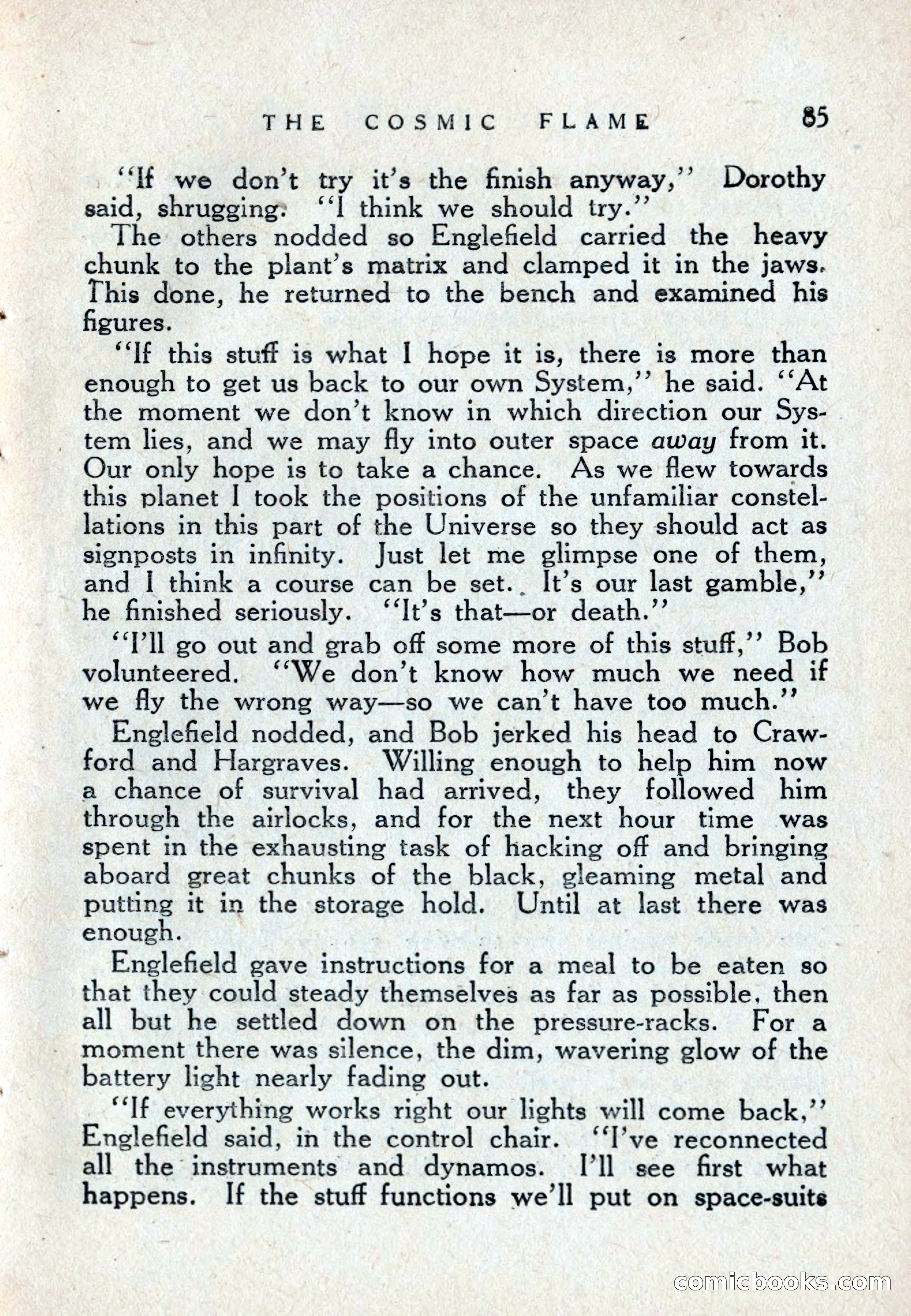 The Cosmic Flame — page 87 of 132