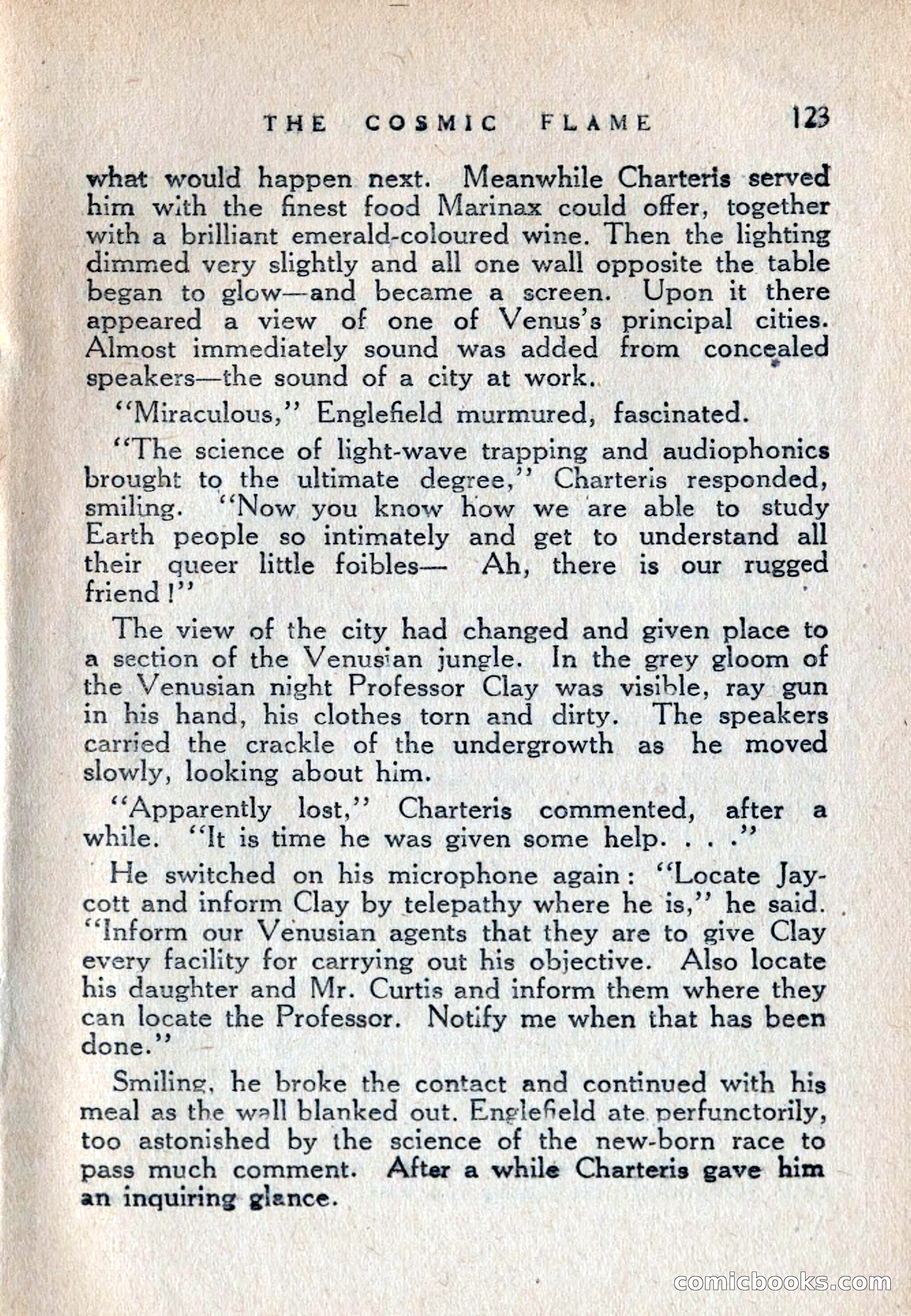The Cosmic Flame — page 125 of 132