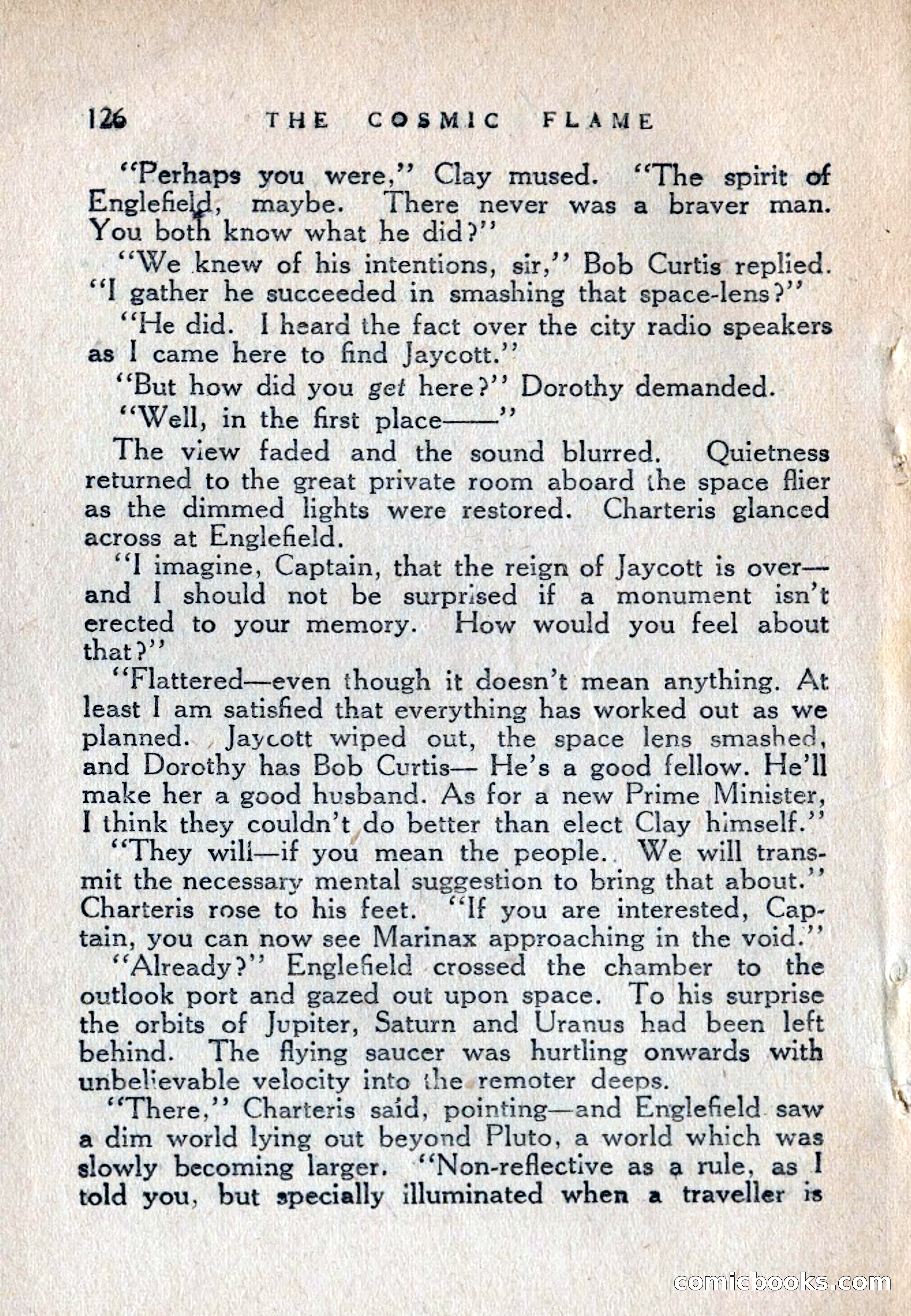 The Cosmic Flame — page 128 of 132
