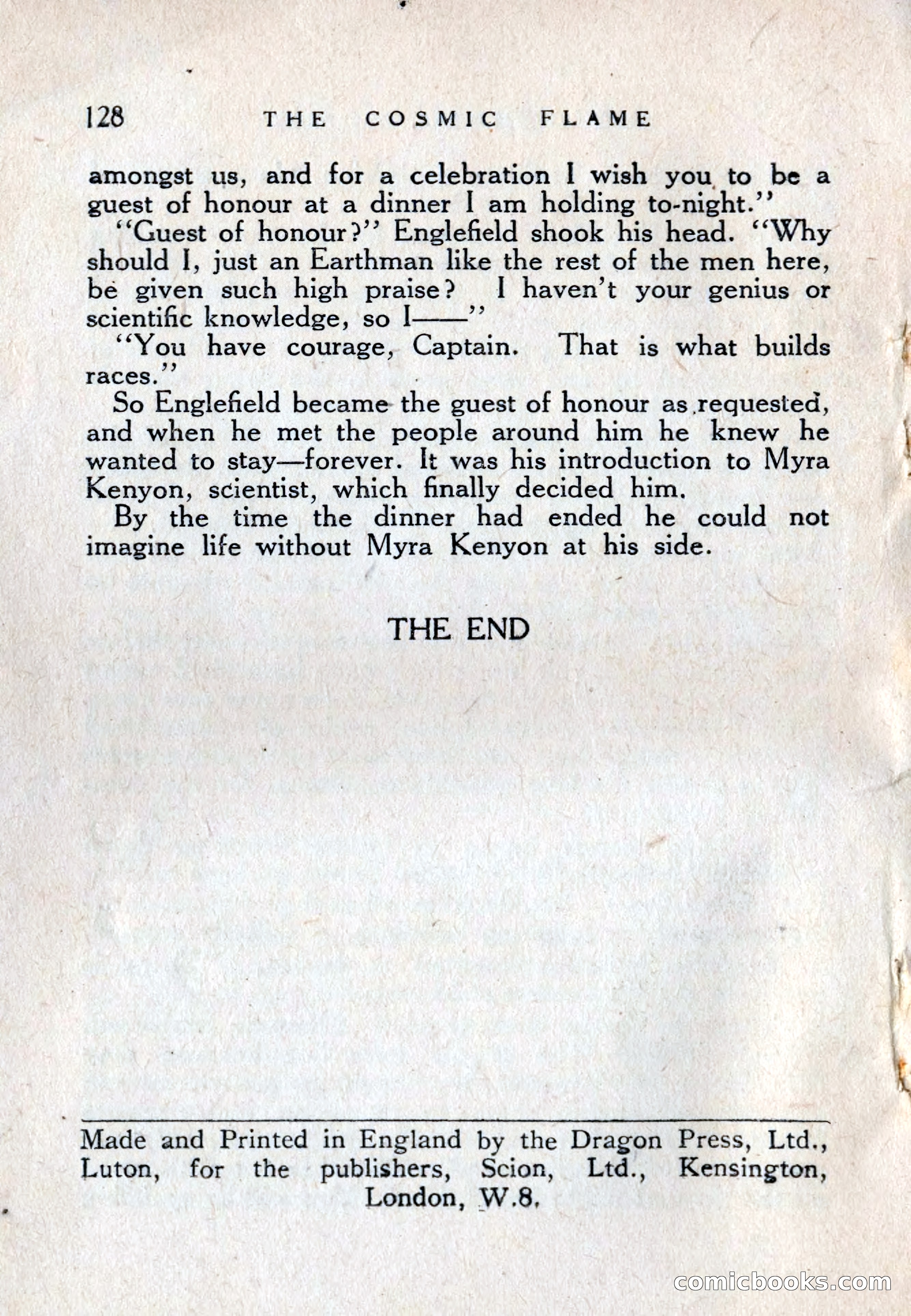 The Cosmic Flame — page 130 of 132