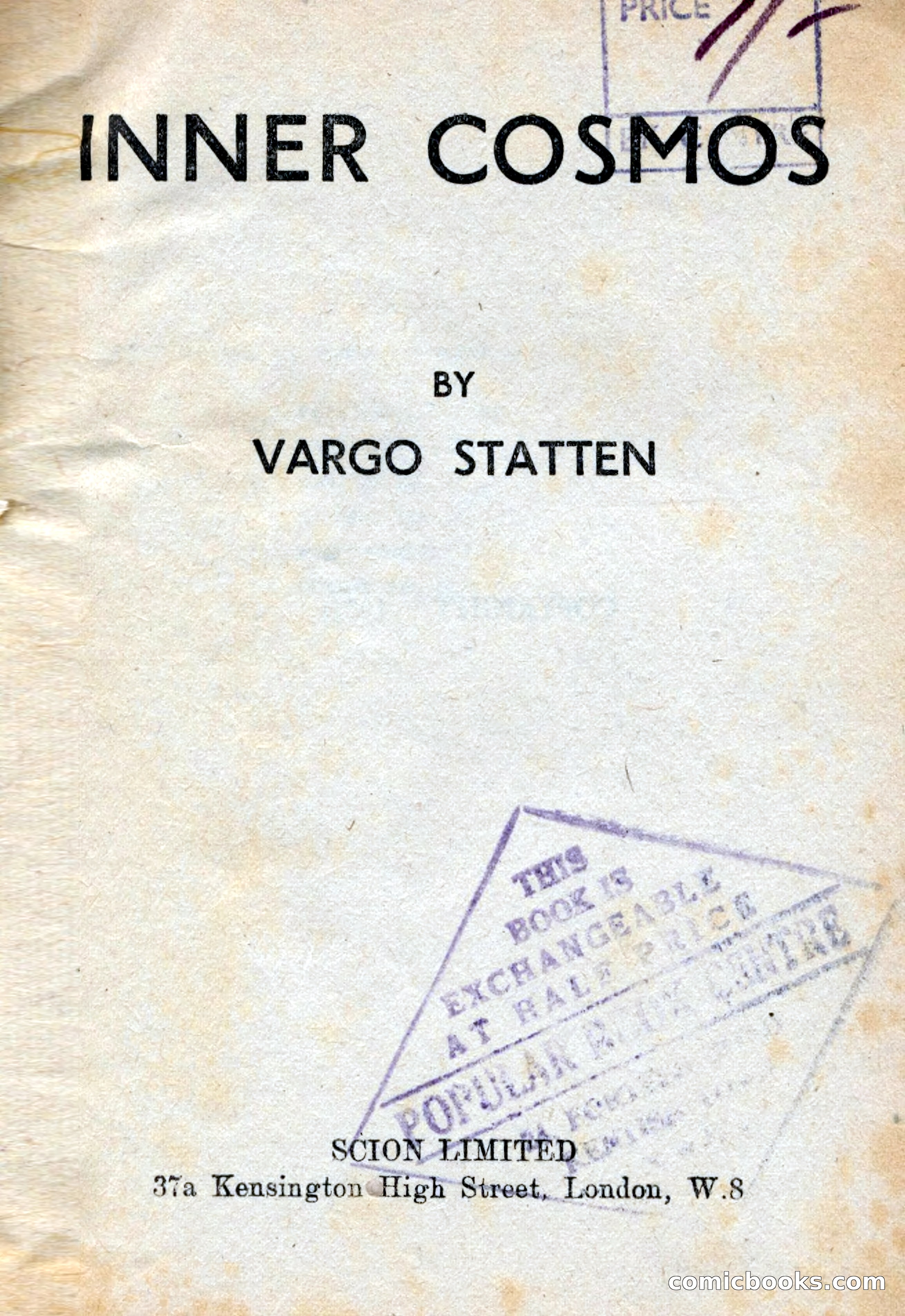 The Inner Cosmos by Vargo Statten — page 3 of 116