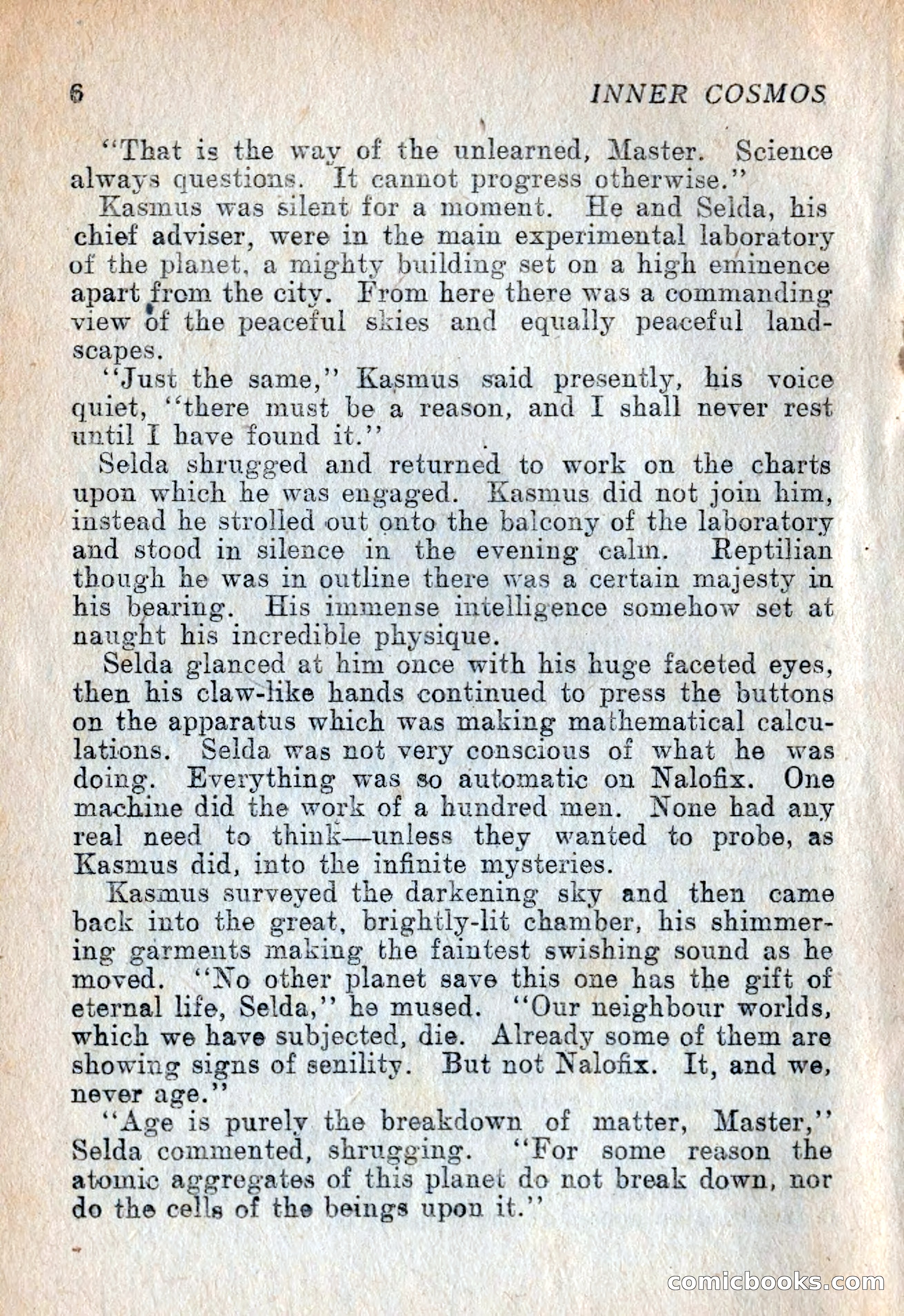 The Inner Cosmos by Vargo Statten — page 8 of 116