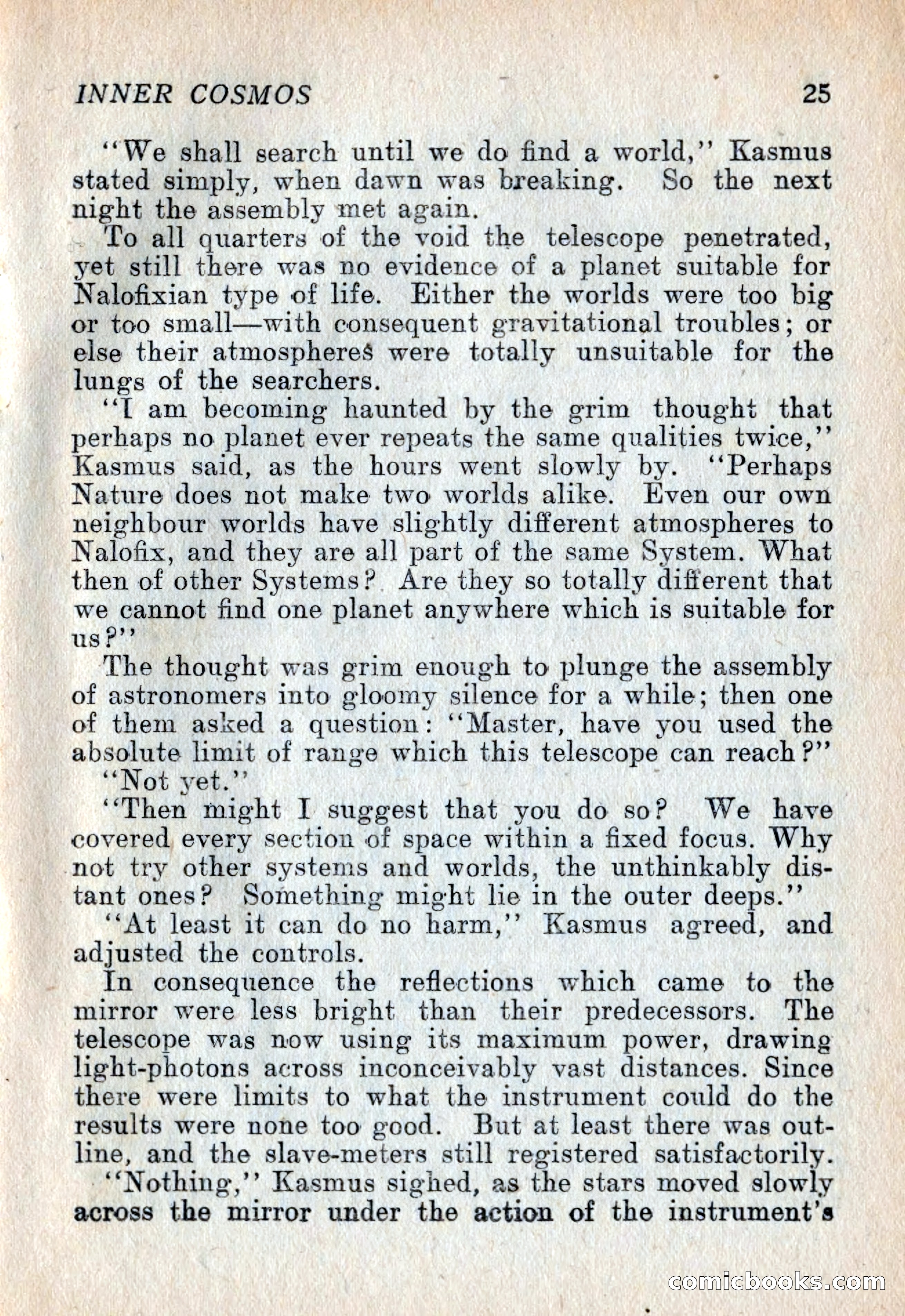 The Inner Cosmos by Vargo Statten — page 27 of 116