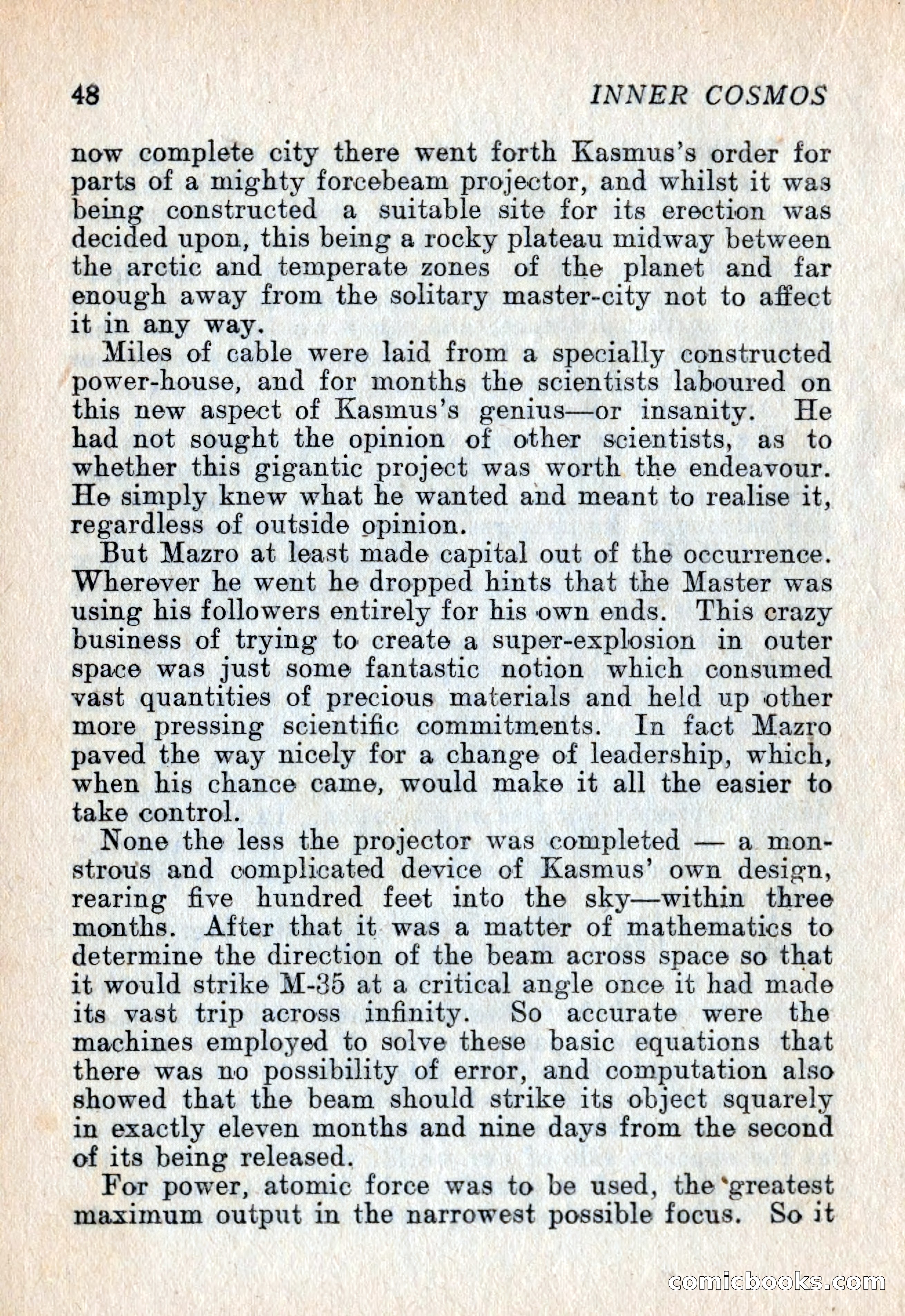 The Inner Cosmos by Vargo Statten — page 50 of 116