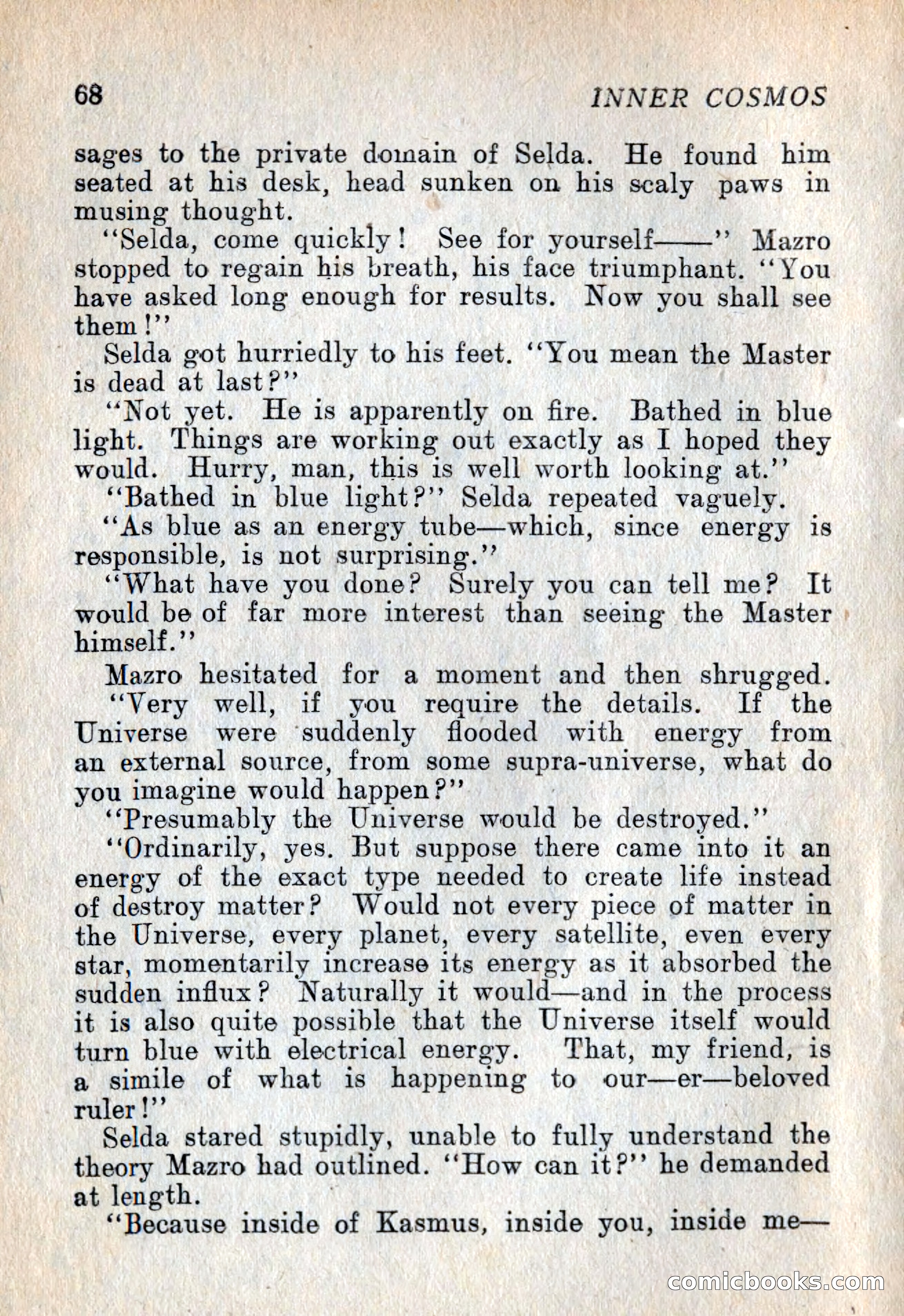 The Inner Cosmos by Vargo Statten — page 70 of 116