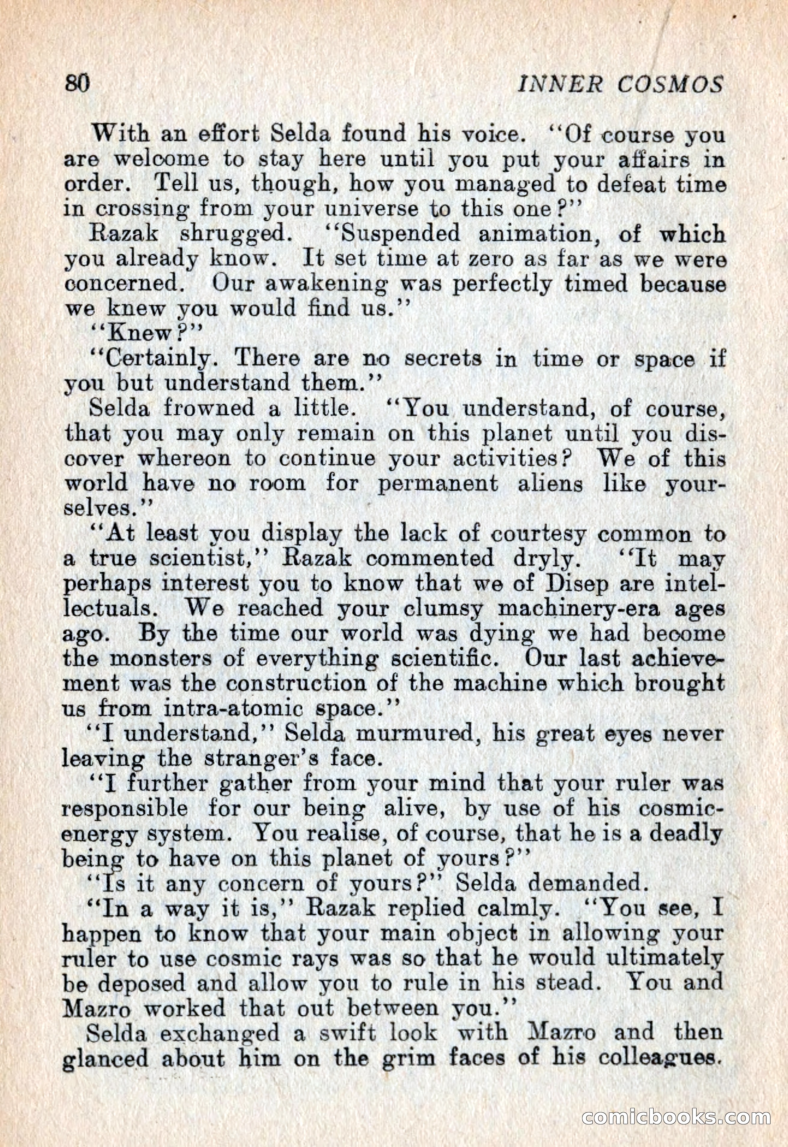 The Inner Cosmos by Vargo Statten — page 82 of 116