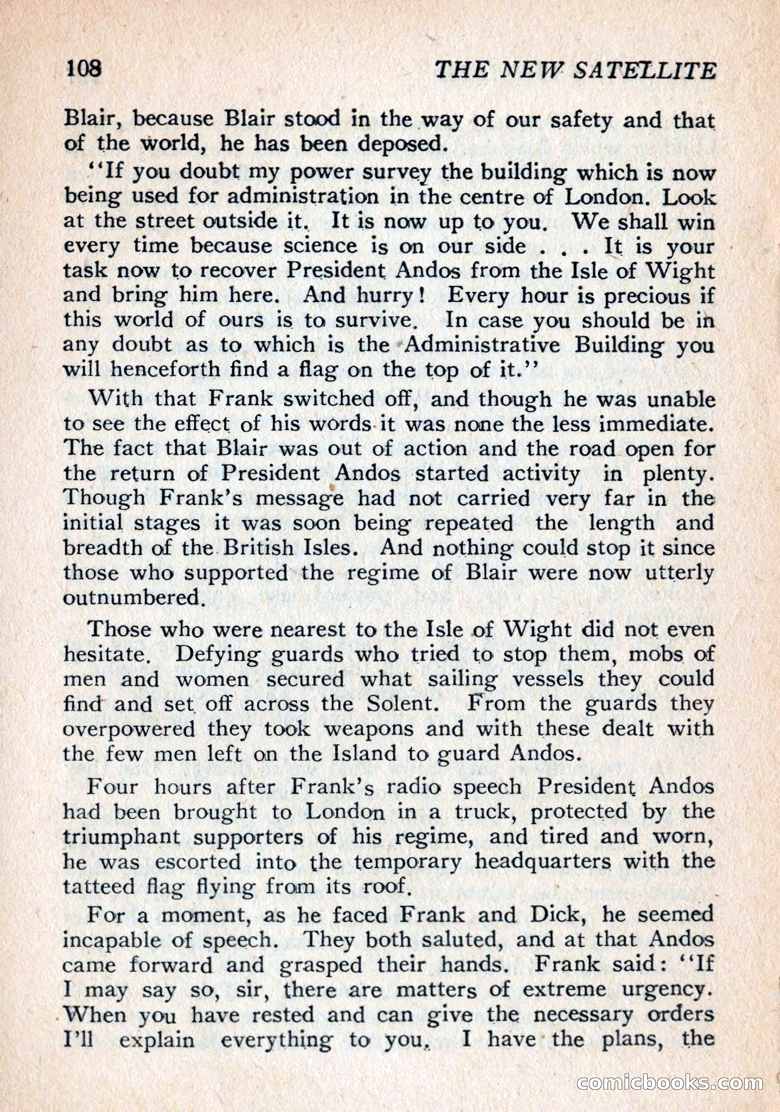 The New Satellite by Vargo Statten — page 110 of 116