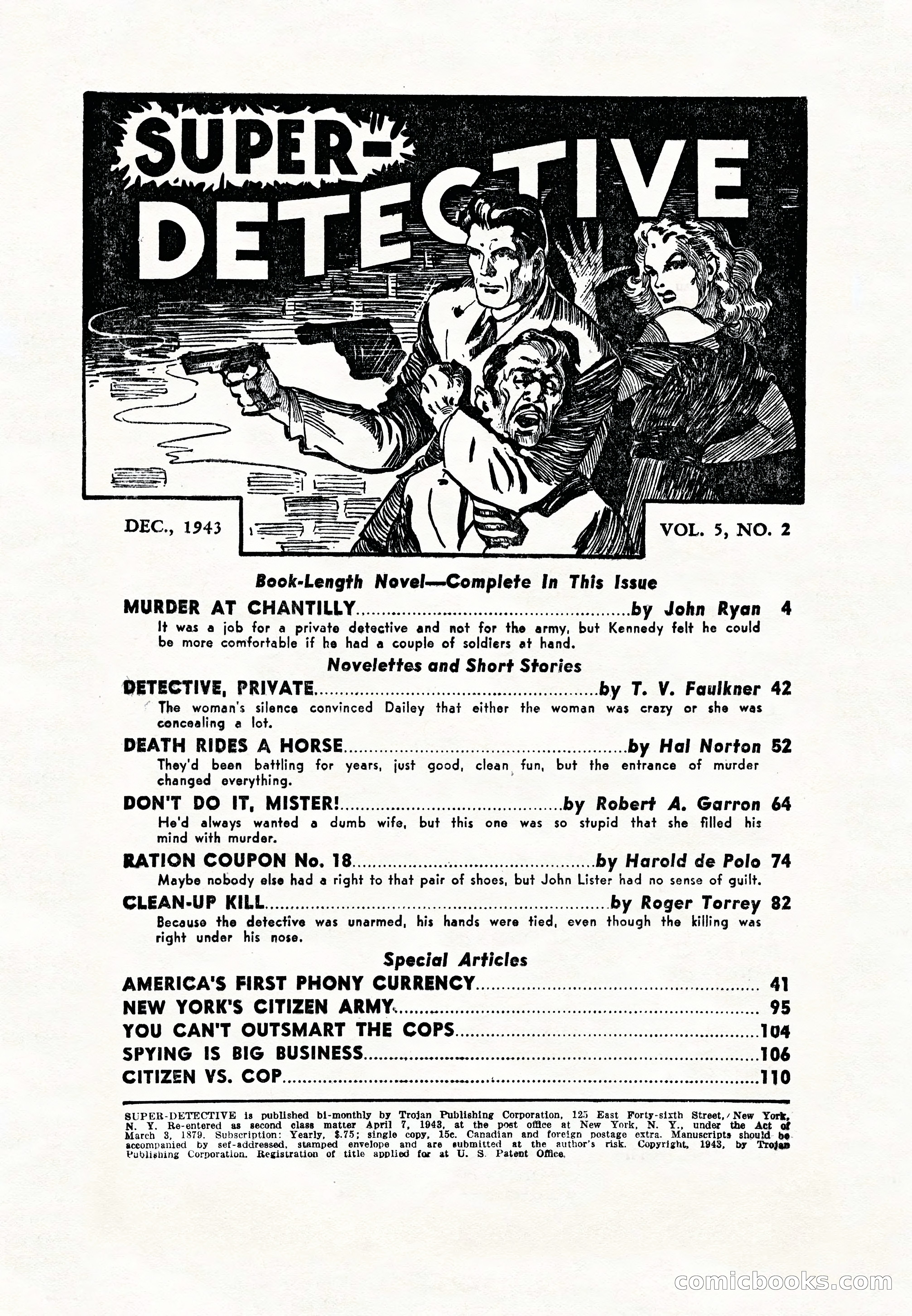 Super Detective, December 1943 — page 4 of 116