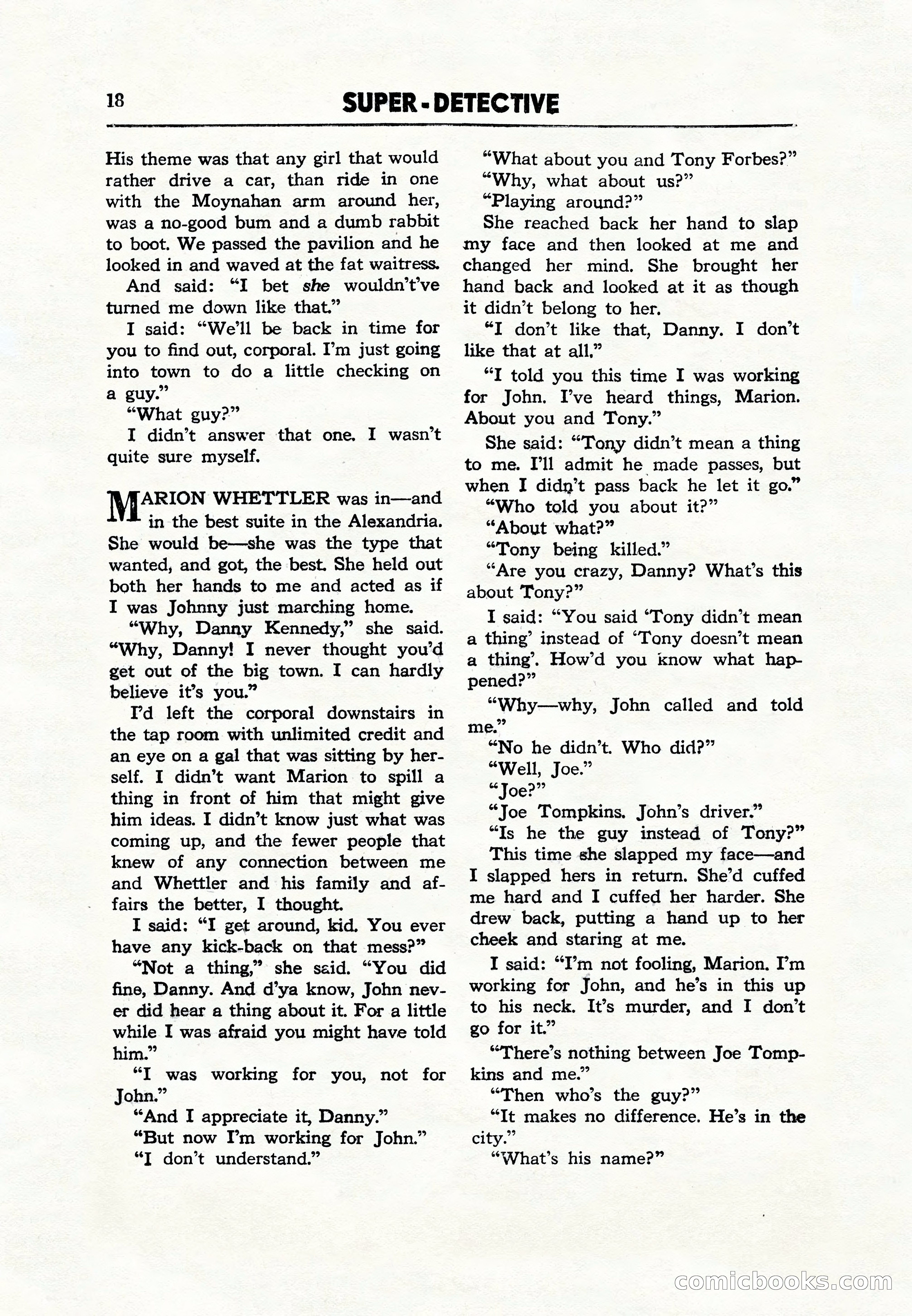 Super Detective, December 1943 — page 20 of 116