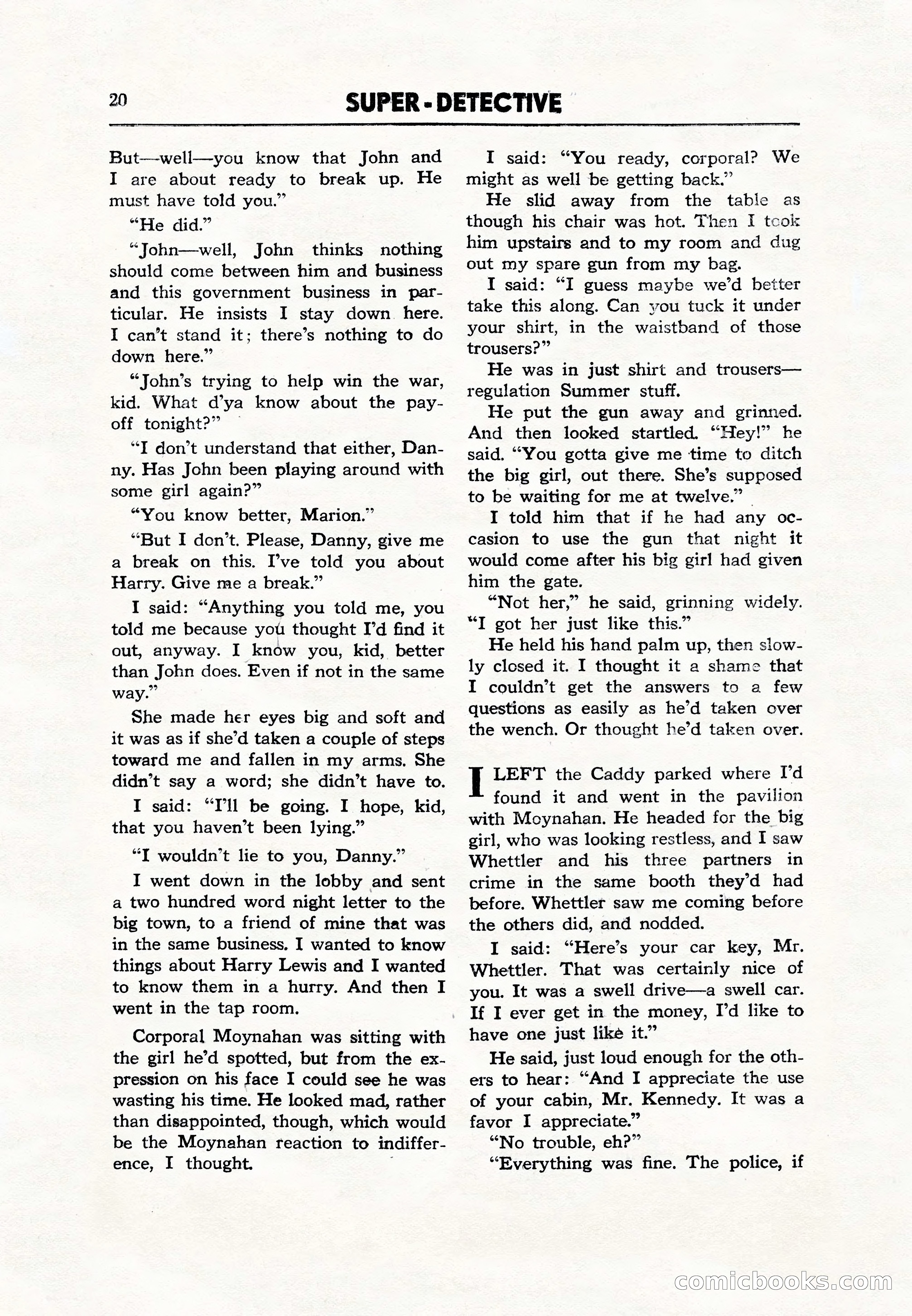 Super Detective, December 1943 — page 22 of 116