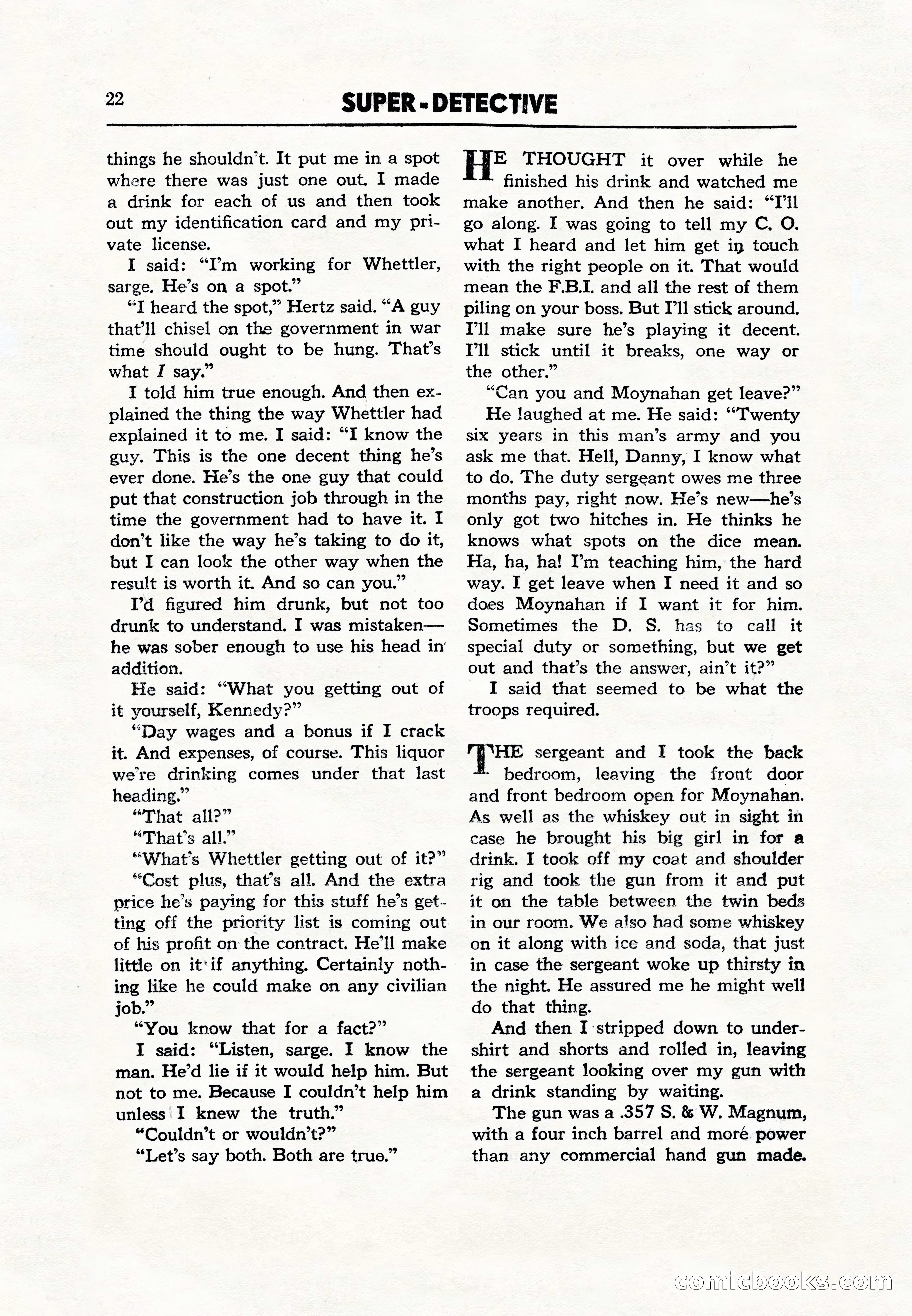 Super Detective, December 1943 — page 24 of 116