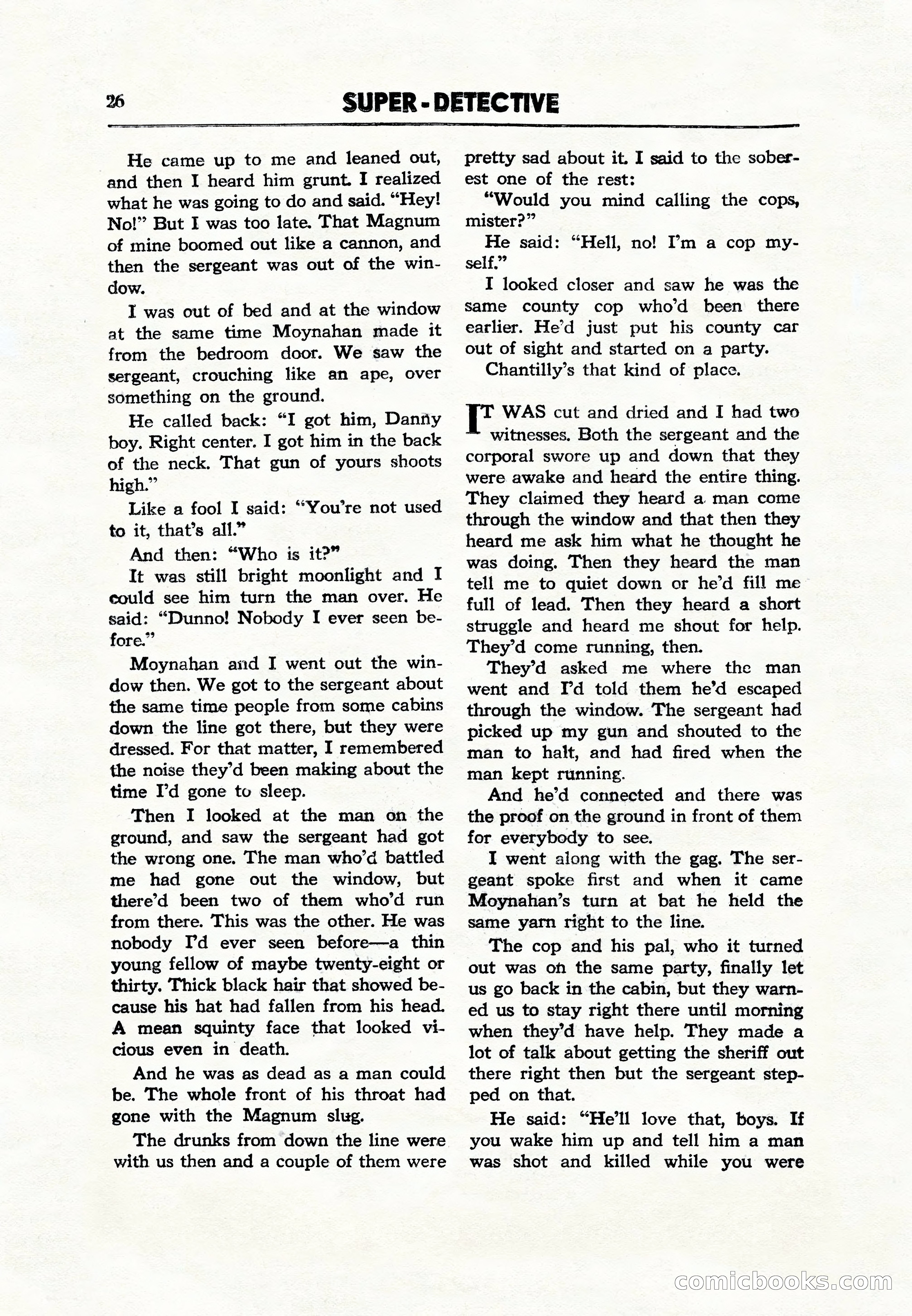 Super Detective, December 1943 — page 28 of 116