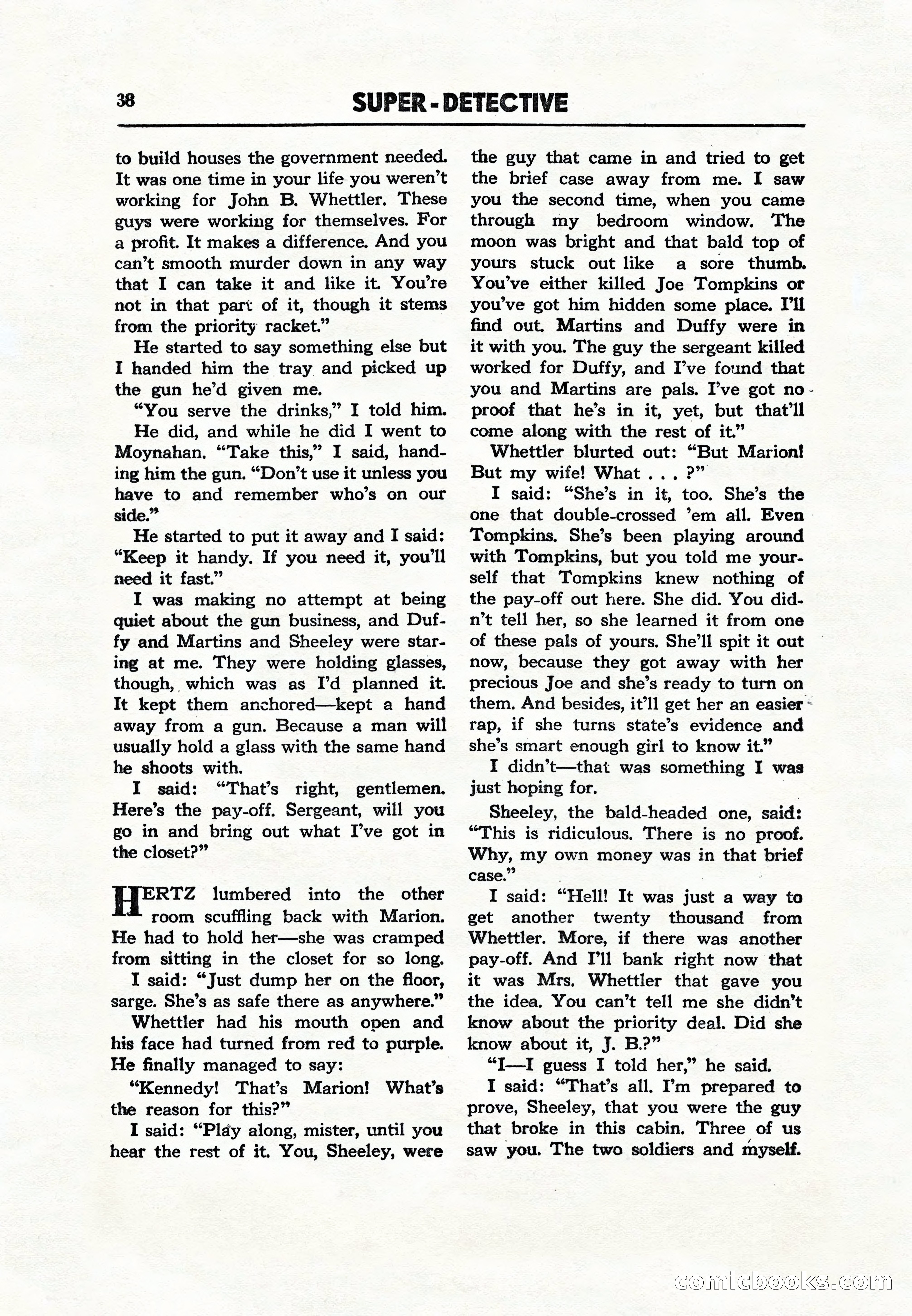 Super Detective, December 1943 — page 40 of 116