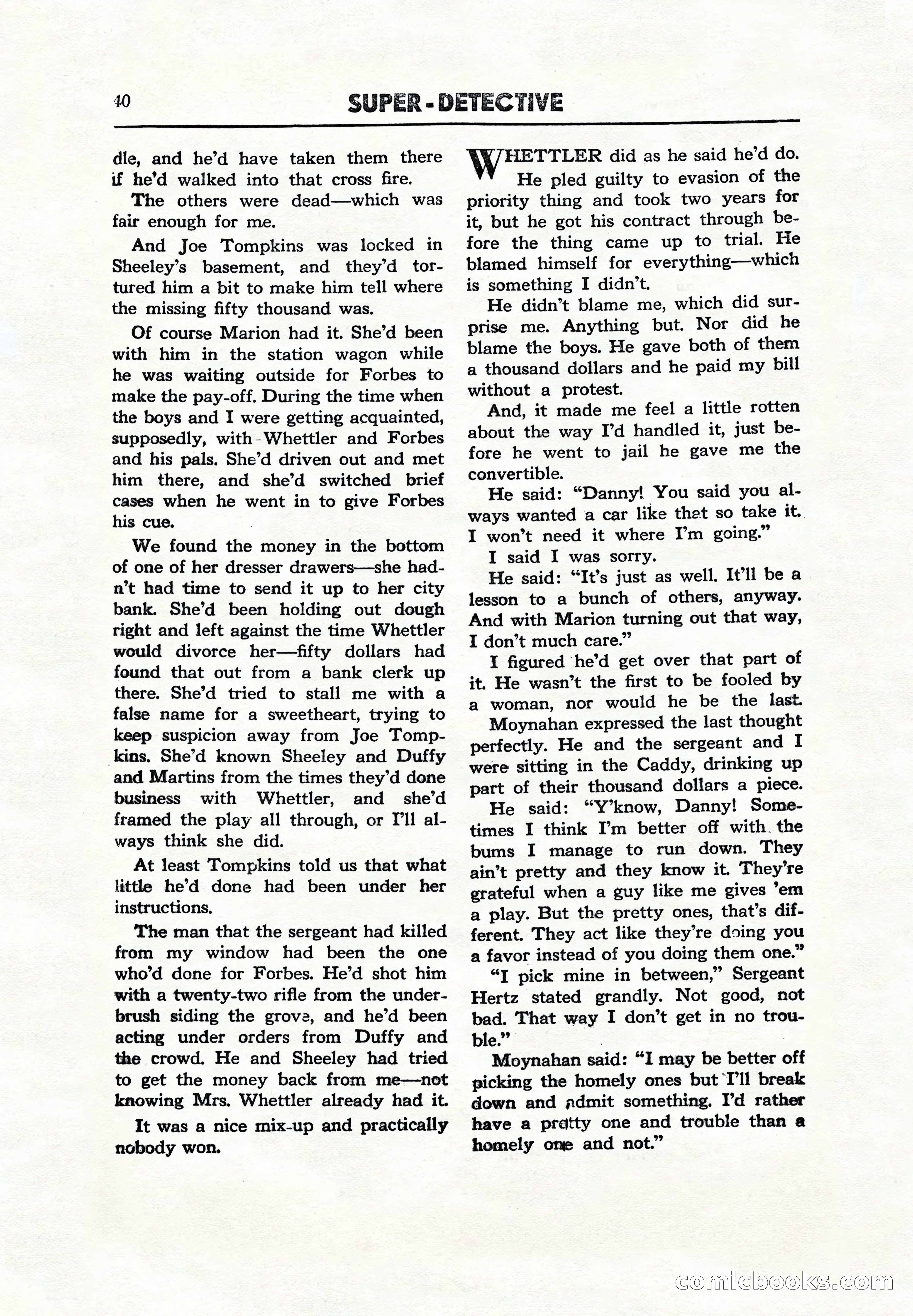 Super Detective, December 1943 — page 42 of 116