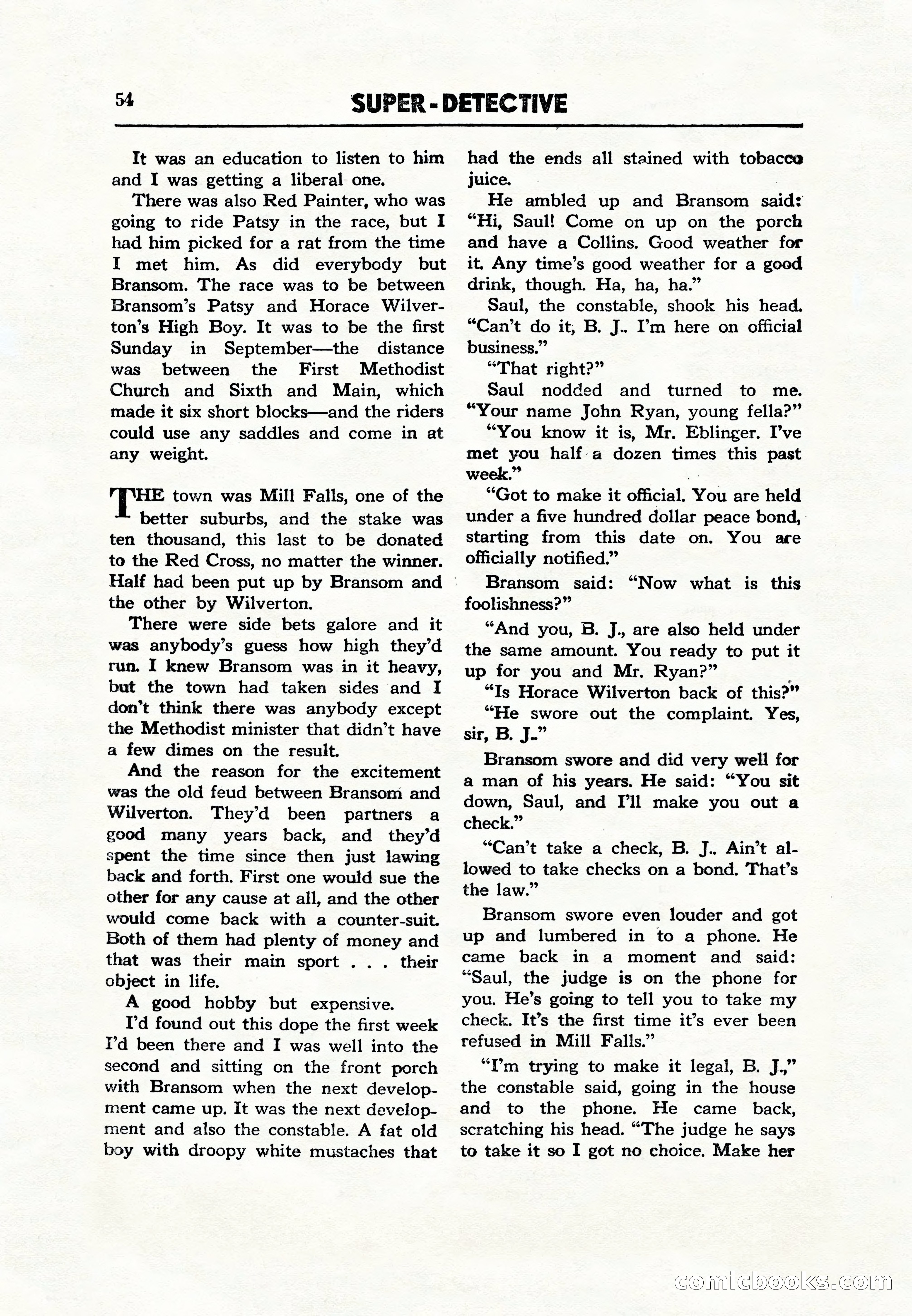 Super Detective, December 1943 — page 56 of 116