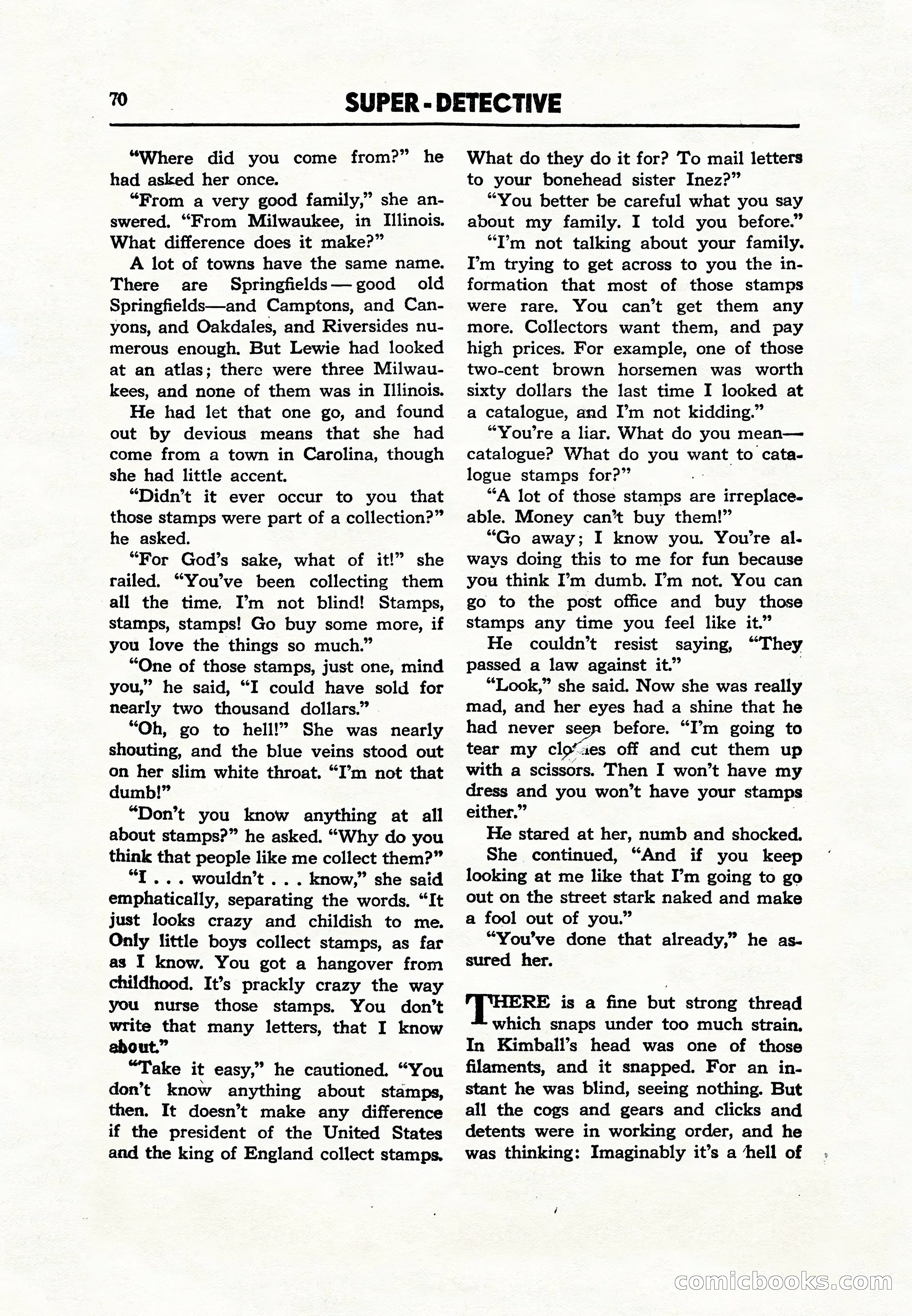 Super Detective, December 1943 — page 72 of 116