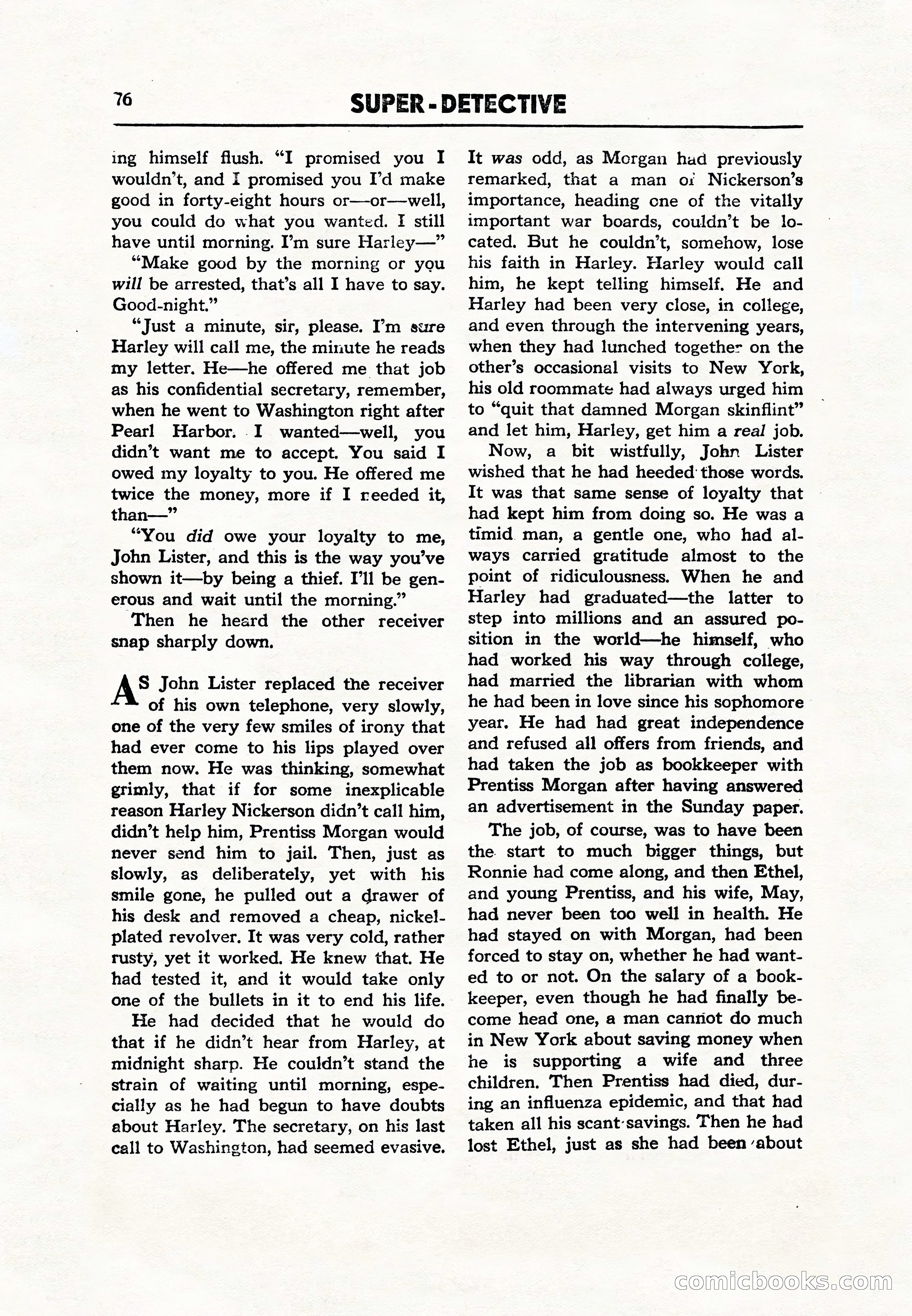 Super Detective, December 1943 — page 78 of 116