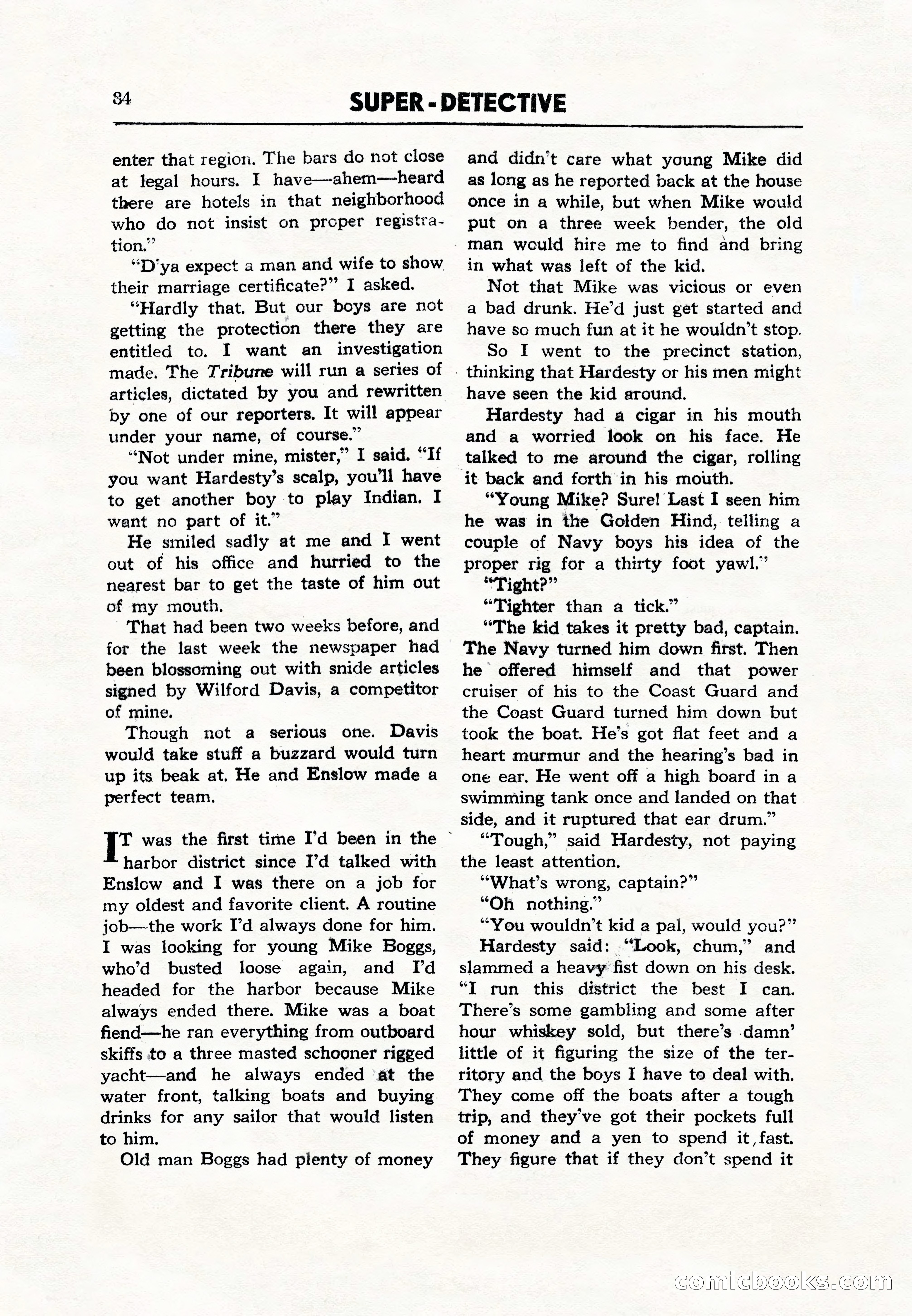 Super Detective, December 1943 — page 86 of 116