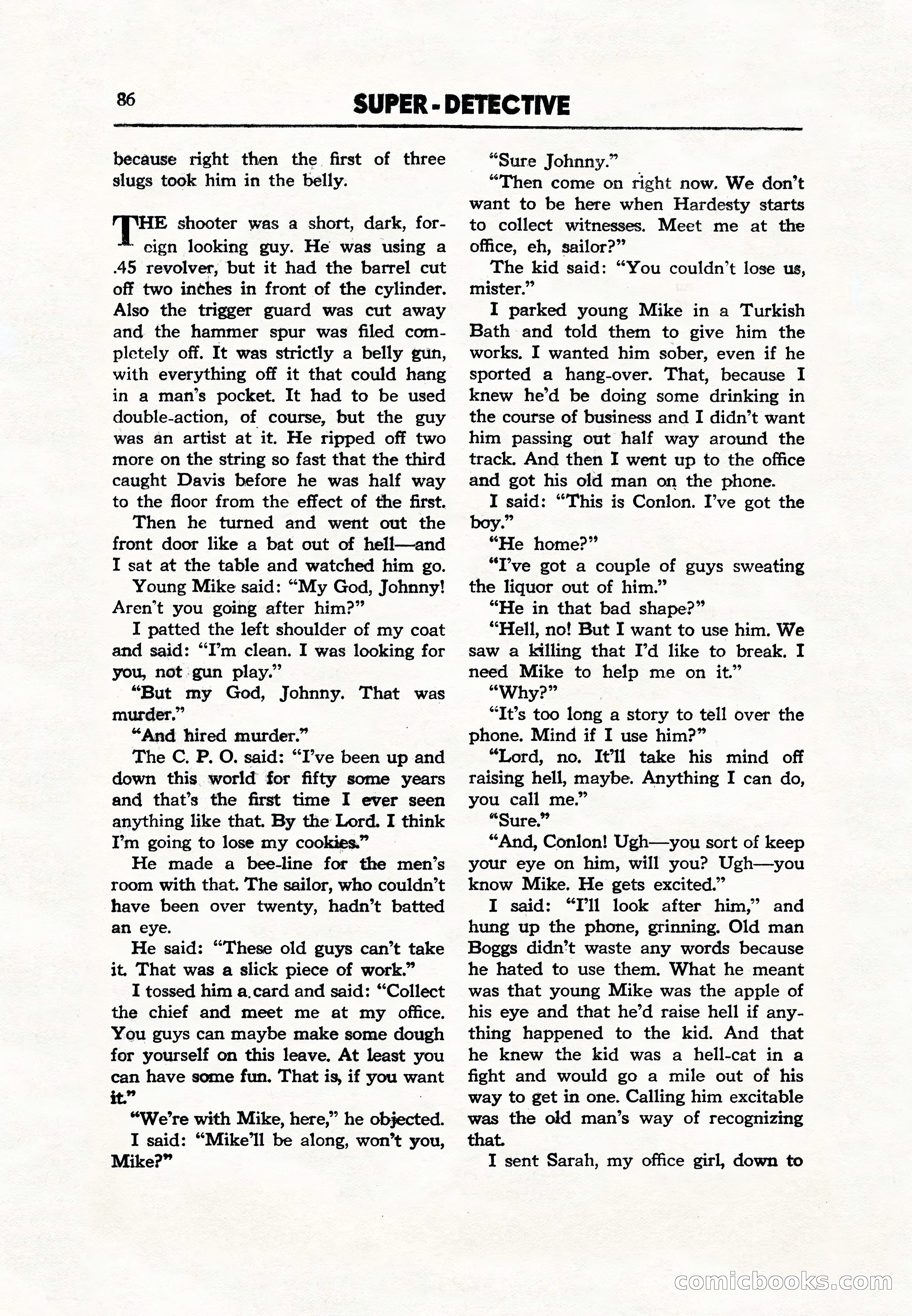 Super Detective, December 1943 — page 88 of 116