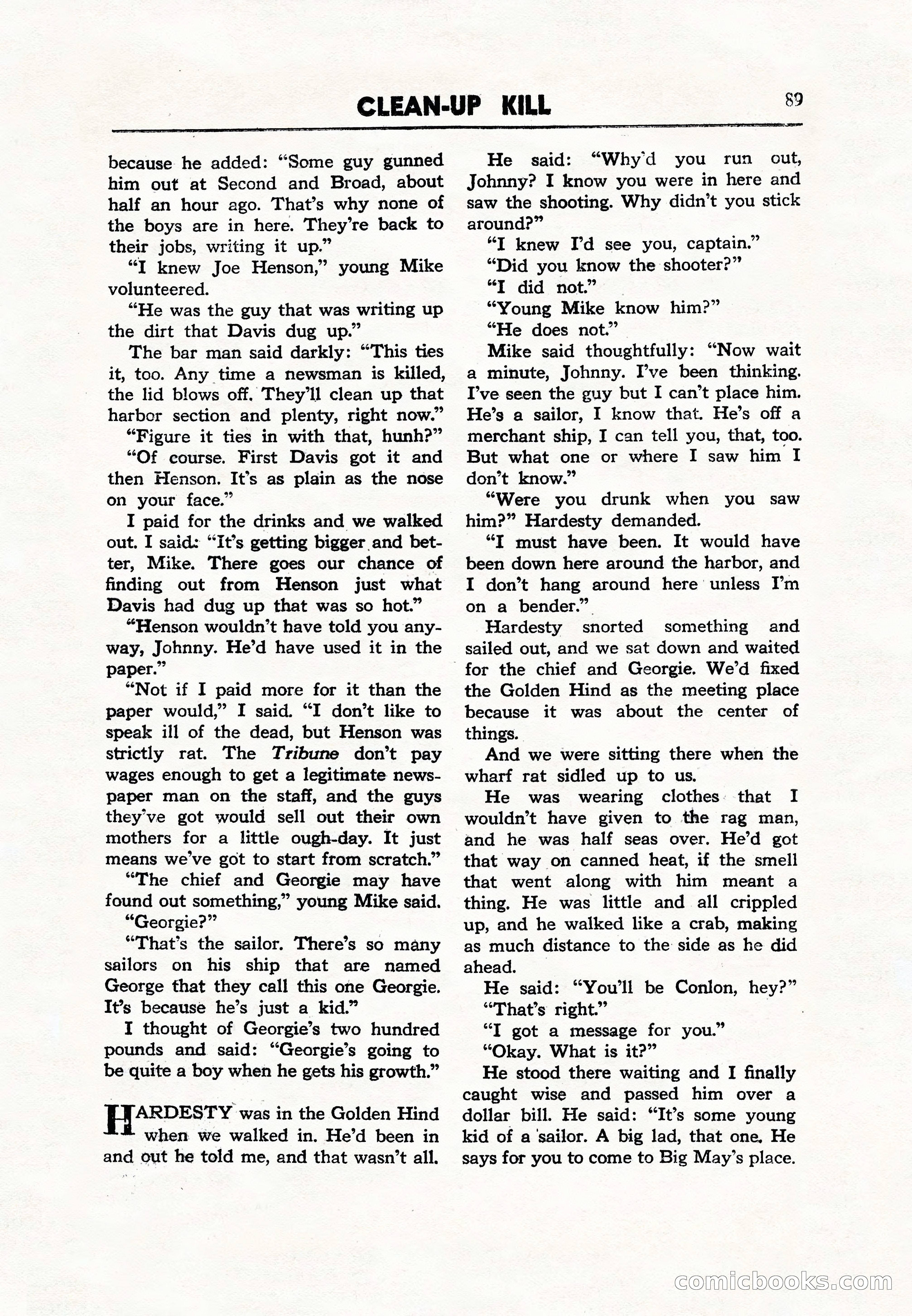 Super Detective, December 1943 — page 91 of 116