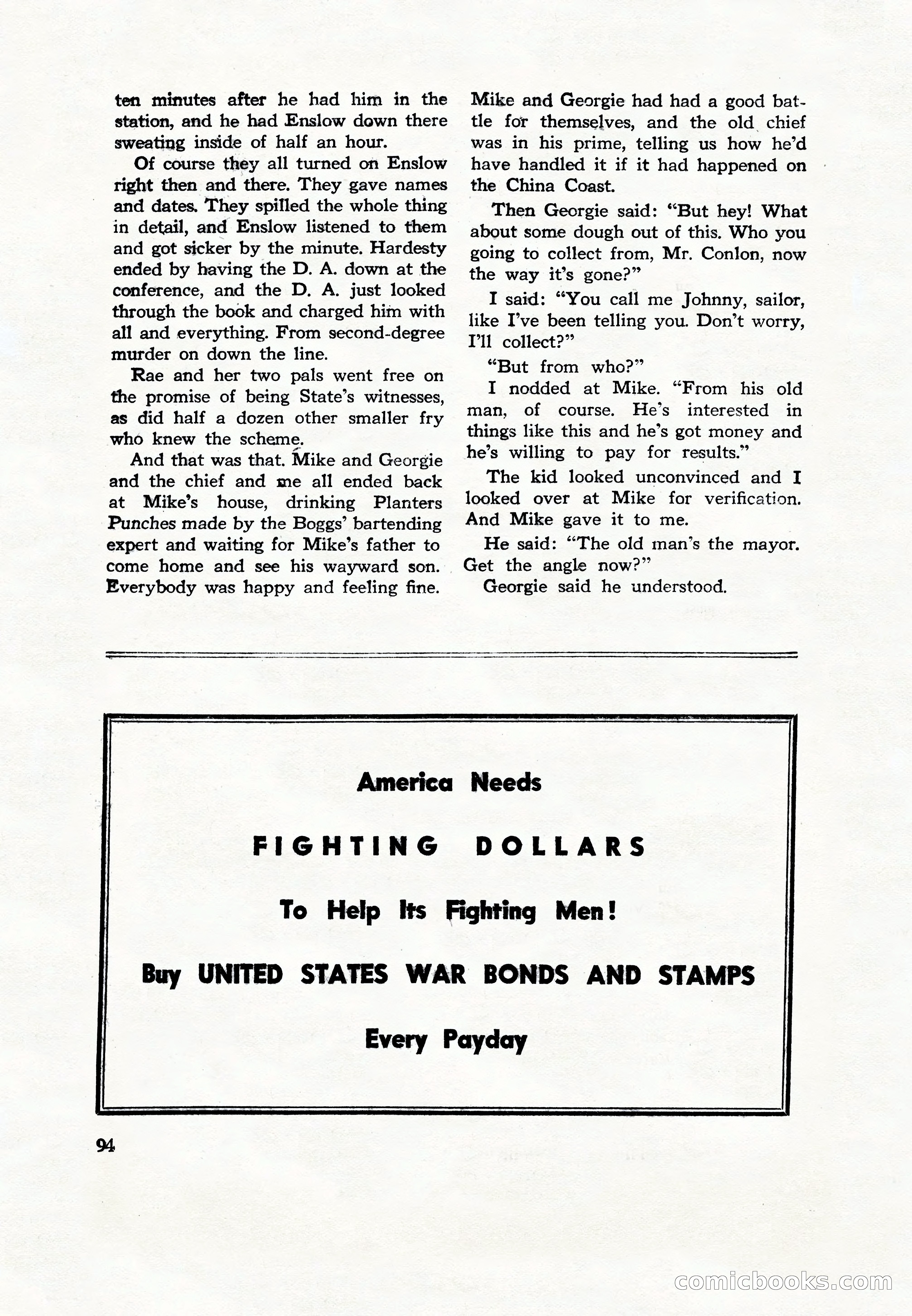 Super Detective, December 1943 — page 96 of 116