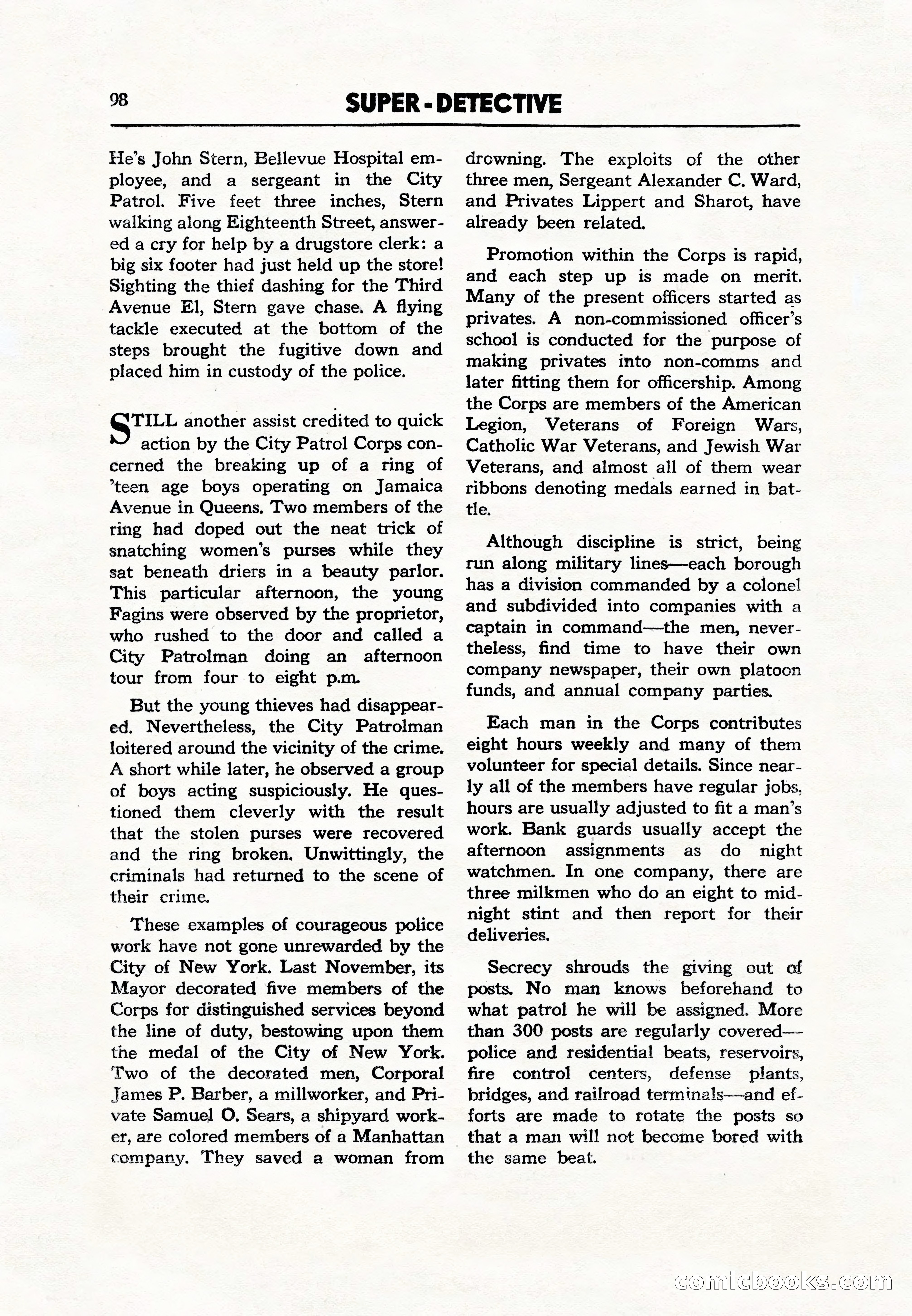 Super Detective, December 1943 — page 100 of 116
