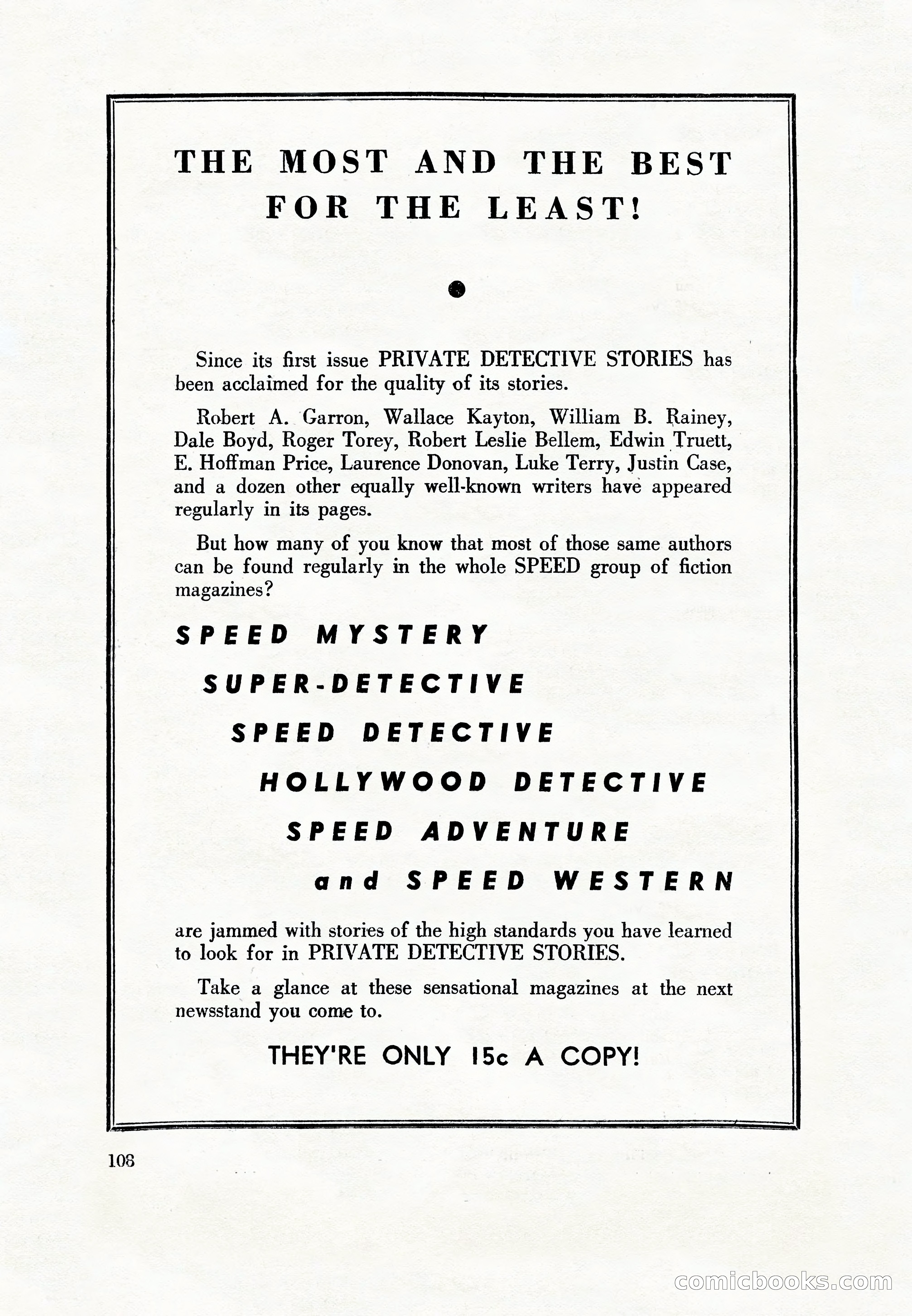 Super Detective, December 1943 — page 110 of 116