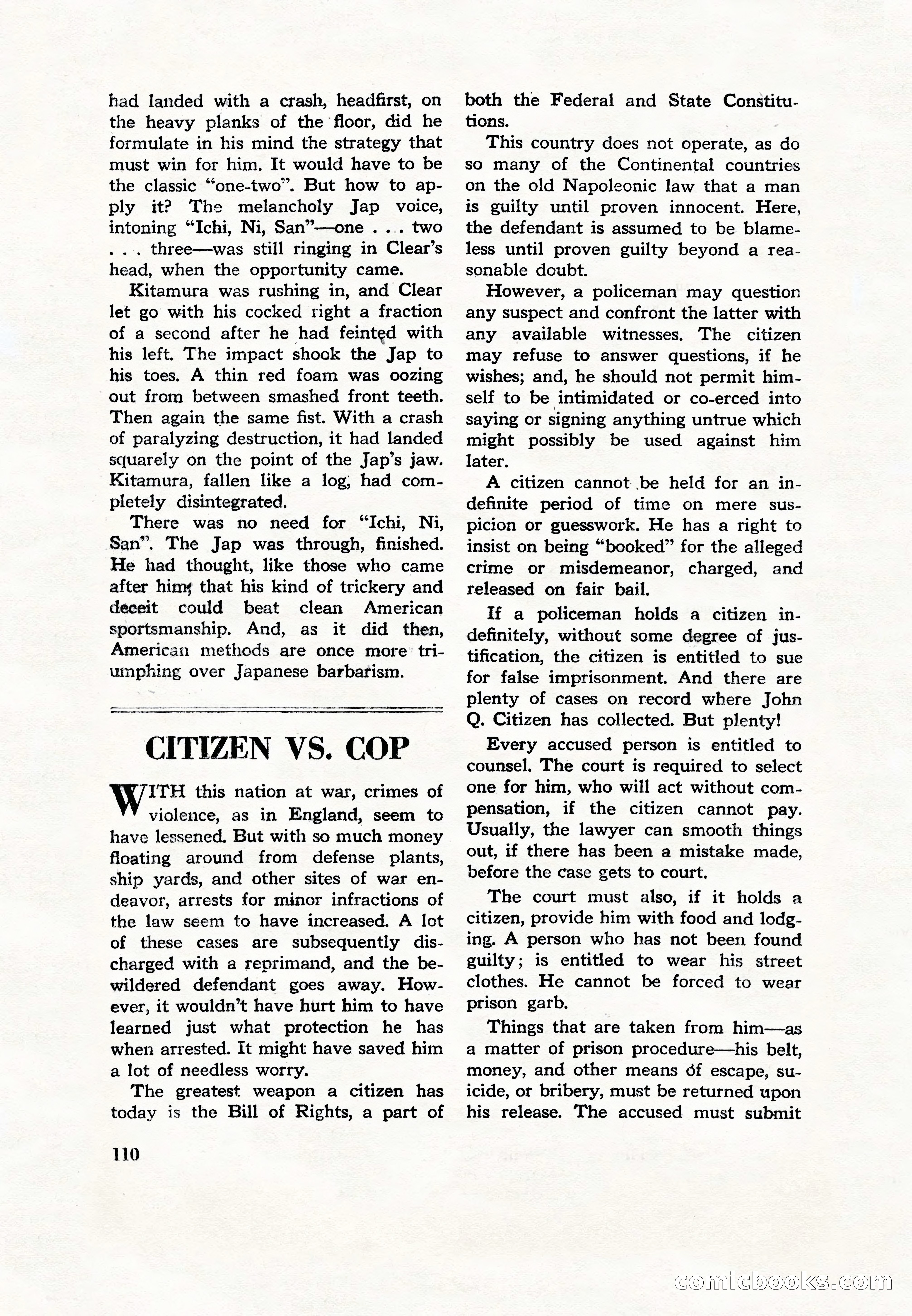 Super Detective, December 1943 — page 112 of 116