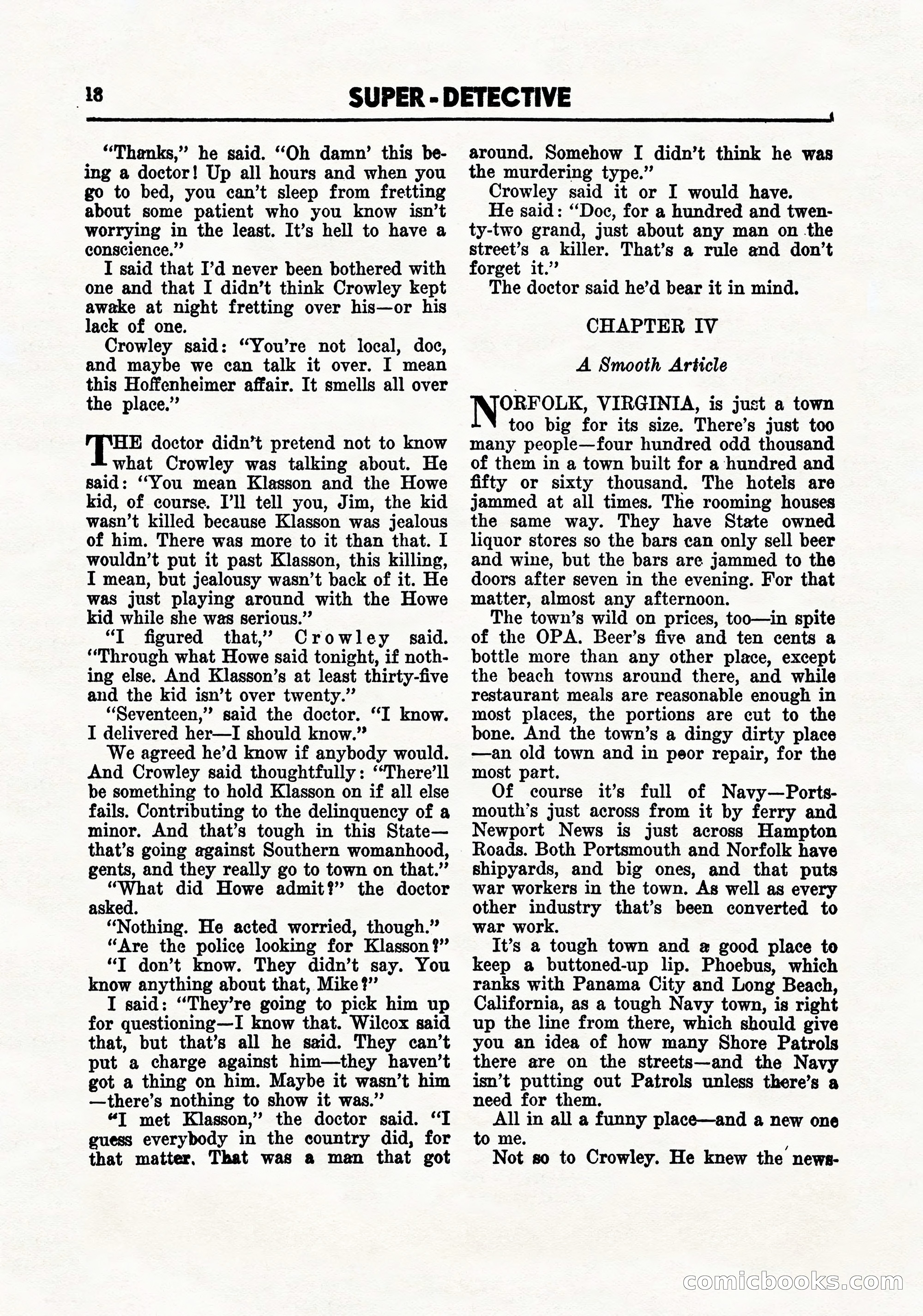 Super-Detective, September 1944 — page 20 of 100