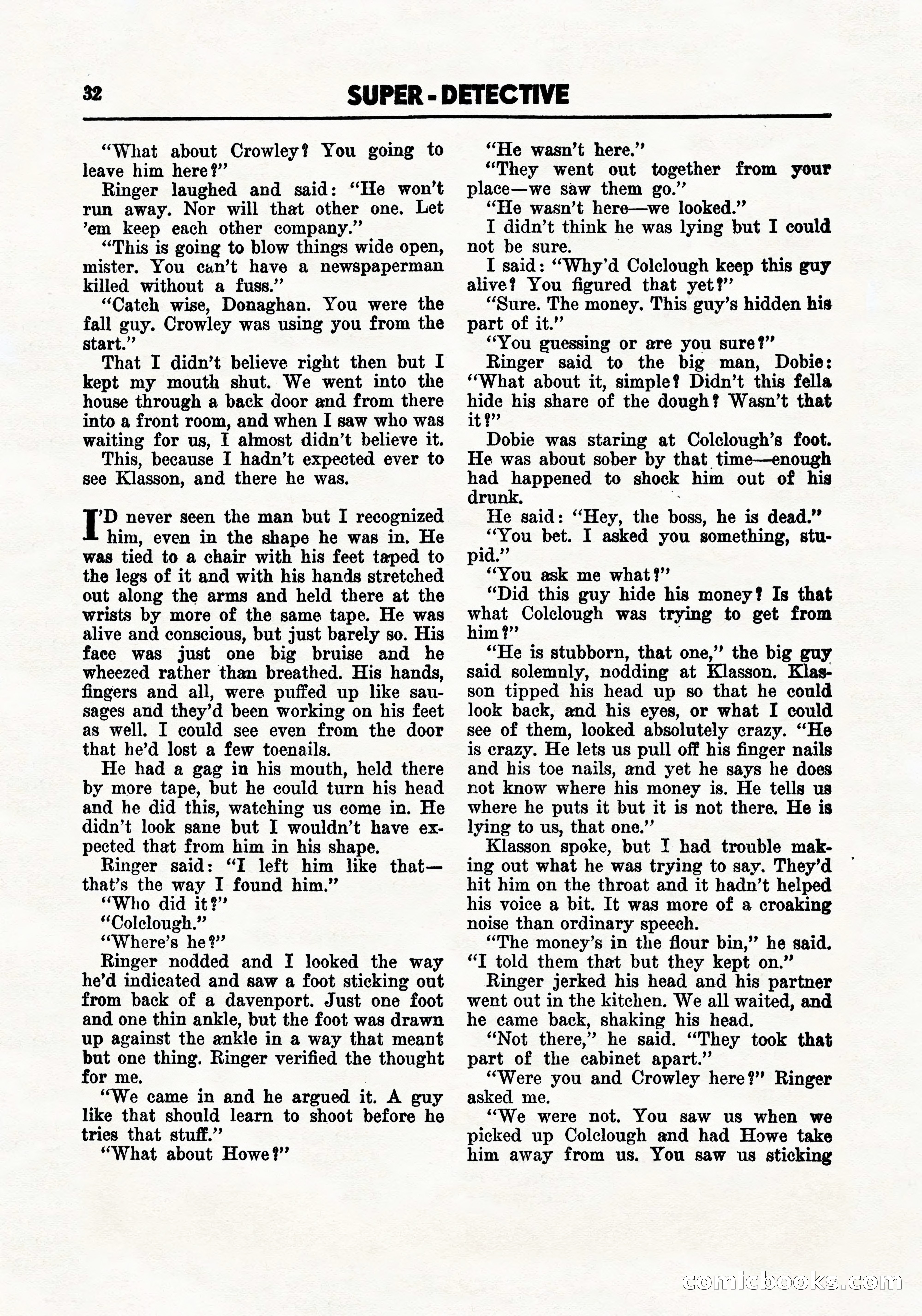 Super-Detective, September 1944 — page 34 of 100