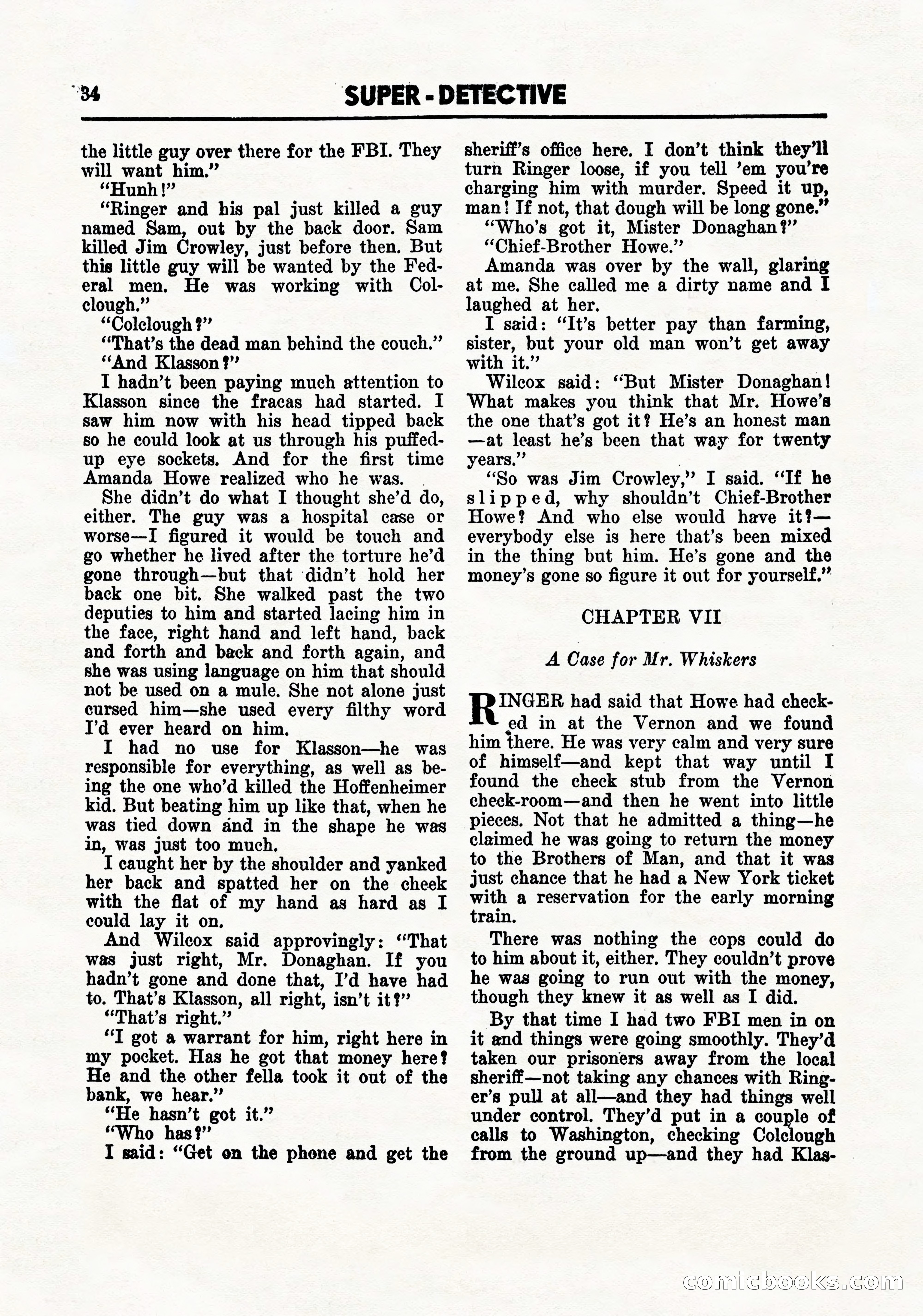 Super-Detective, September 1944 — page 36 of 100