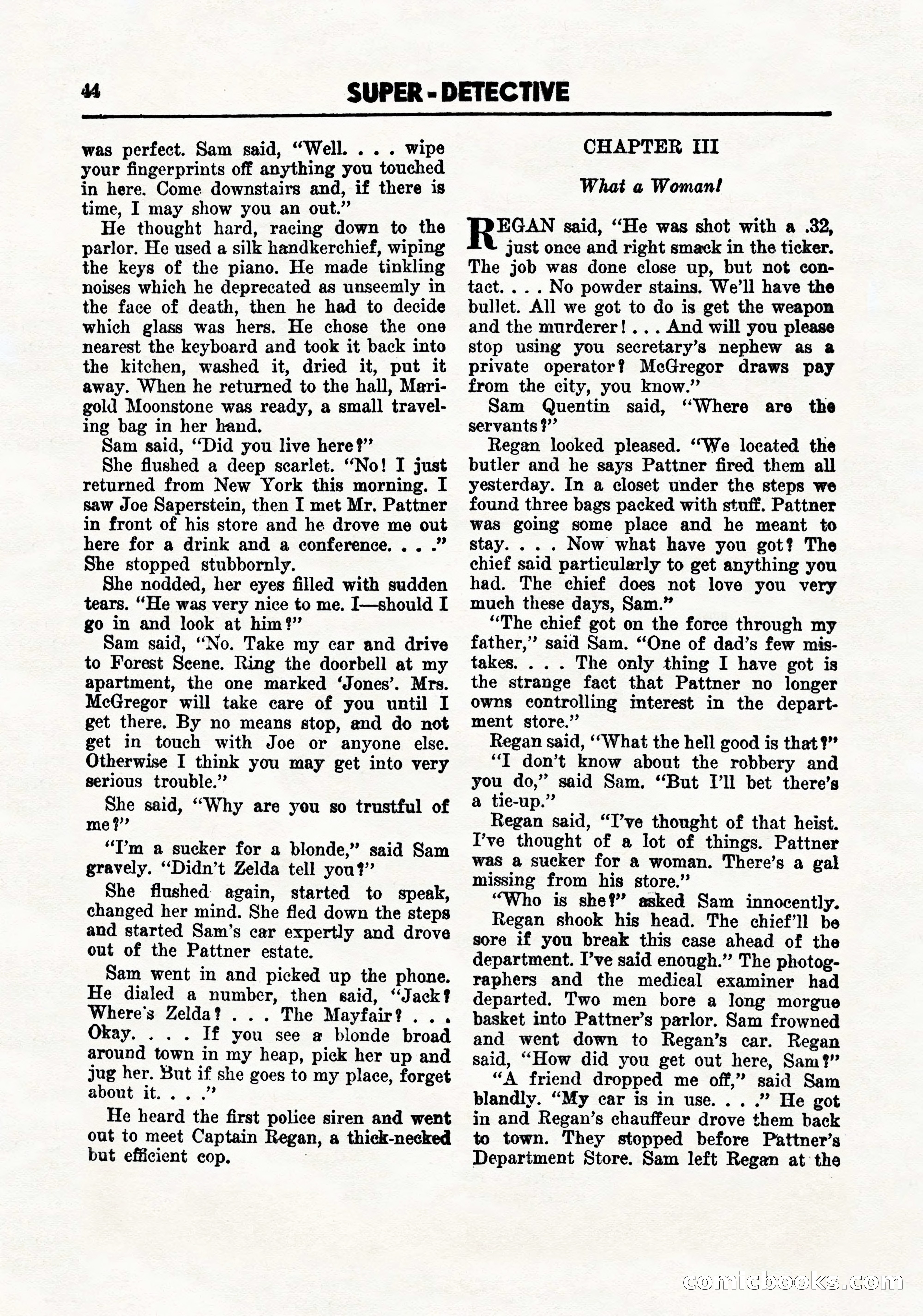 Super-Detective, September 1944 — page 46 of 100