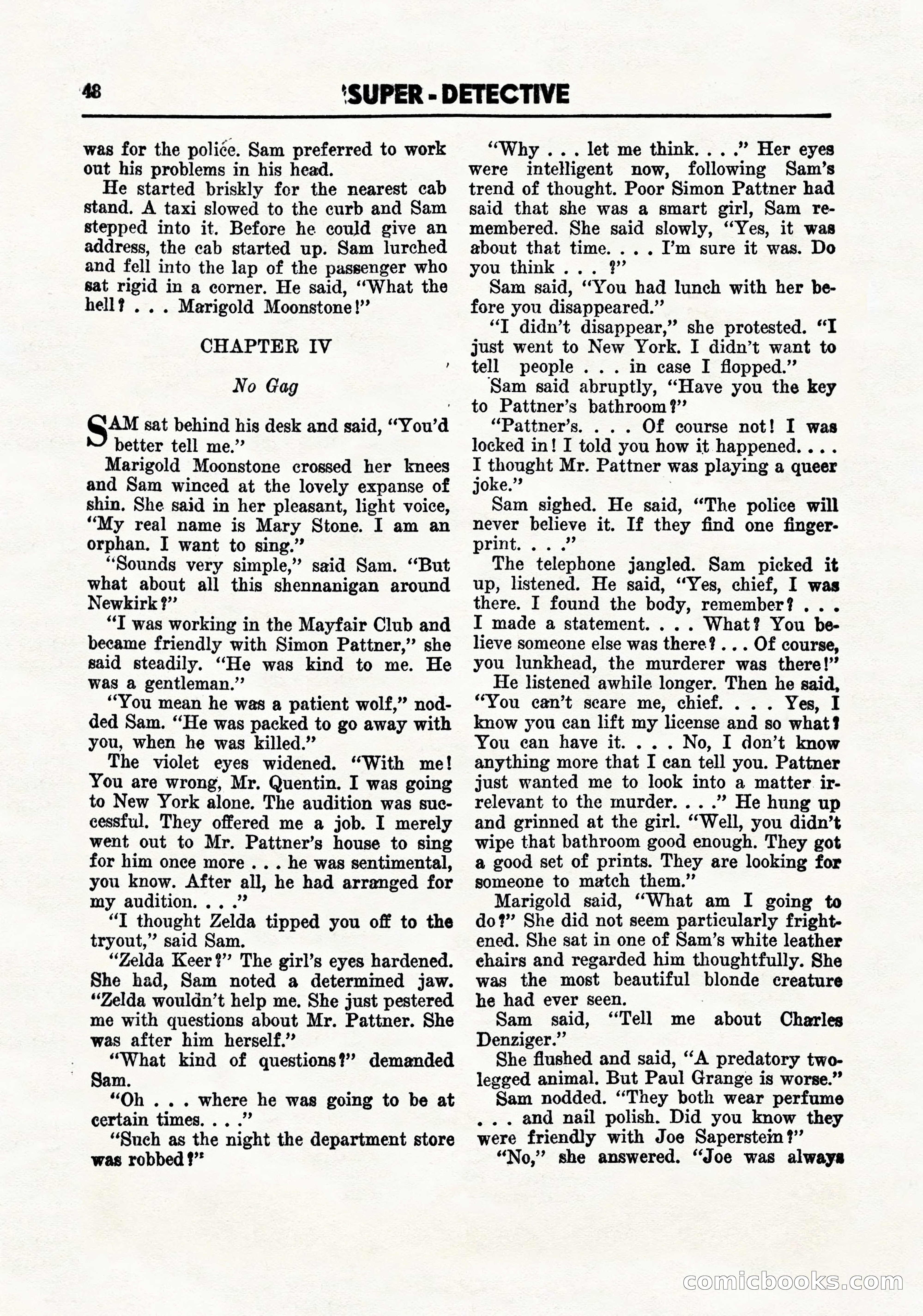 Super-Detective, September 1944 — page 50 of 100