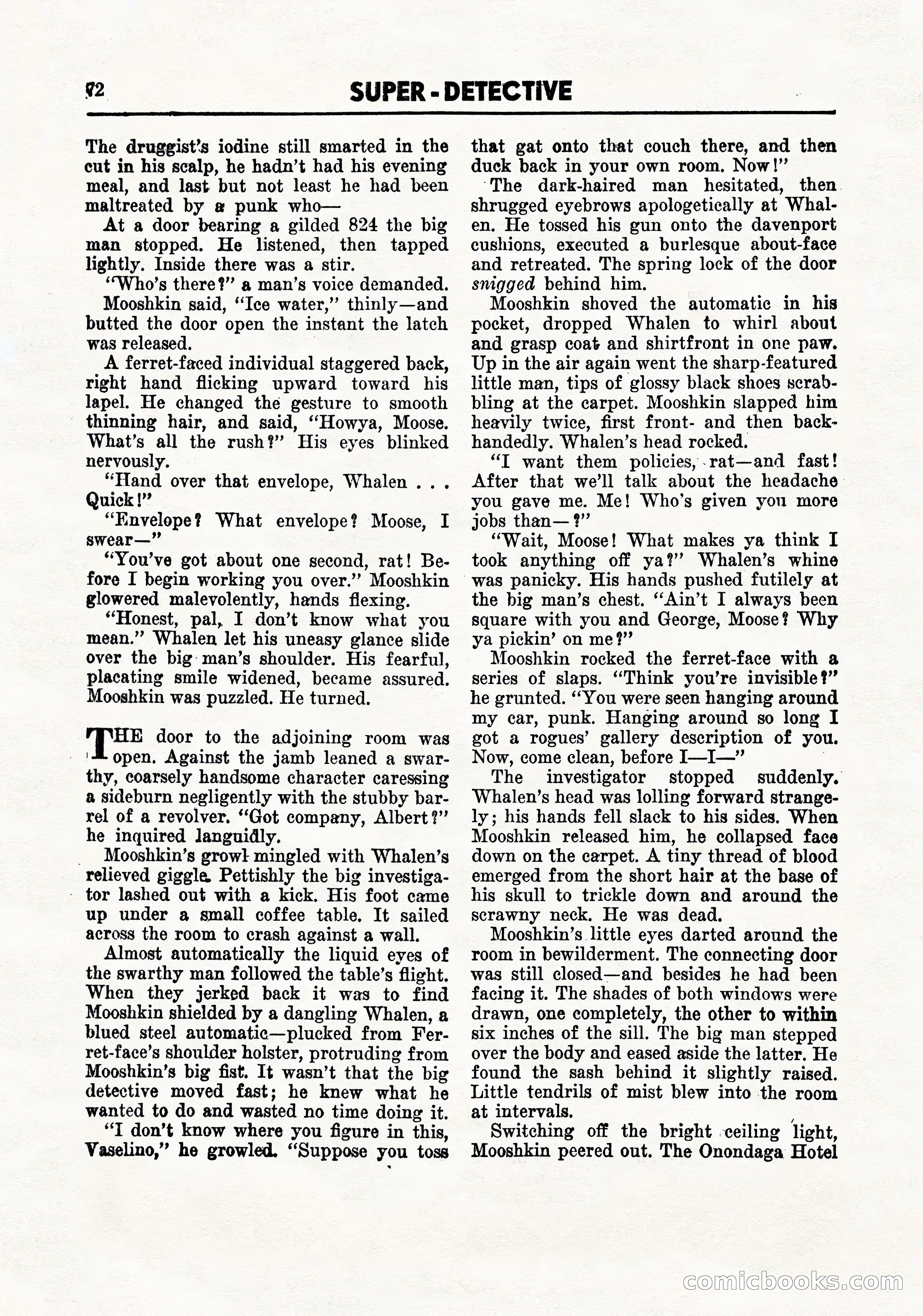 Super-Detective, September 1944 — page 74 of 100